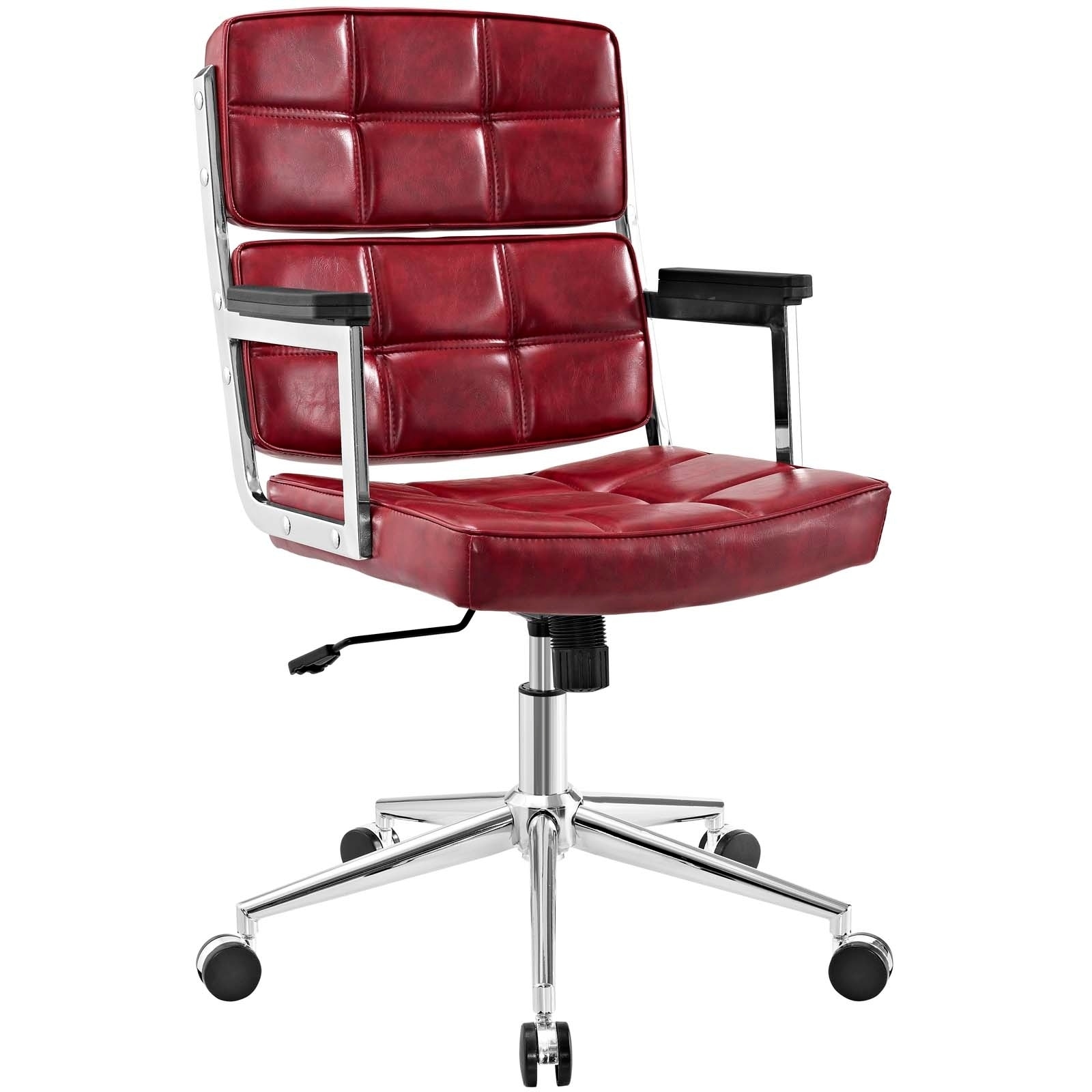 Portray Highback Upholstered Vinyl Office Chair On Portray Highback Upholstered Vinyl Office Chair On Free Shipping Today 17520349