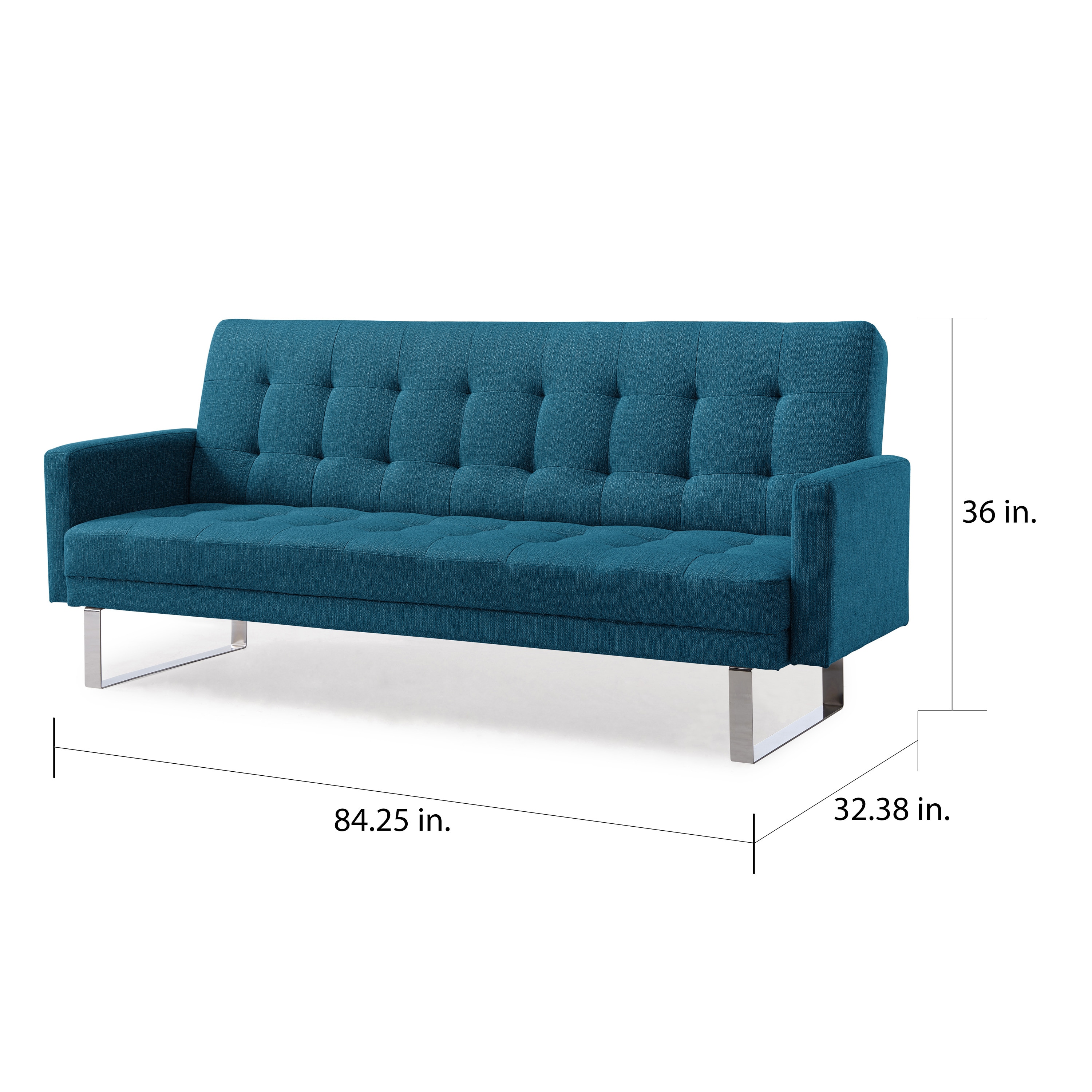 Handy Living Springfield Caribbean Blue Linen Click Clack Futon Handy Living Springfield Caribbean Blue Linen Click Clack Futon Sofa Bed On Free Shipping Today 17520743