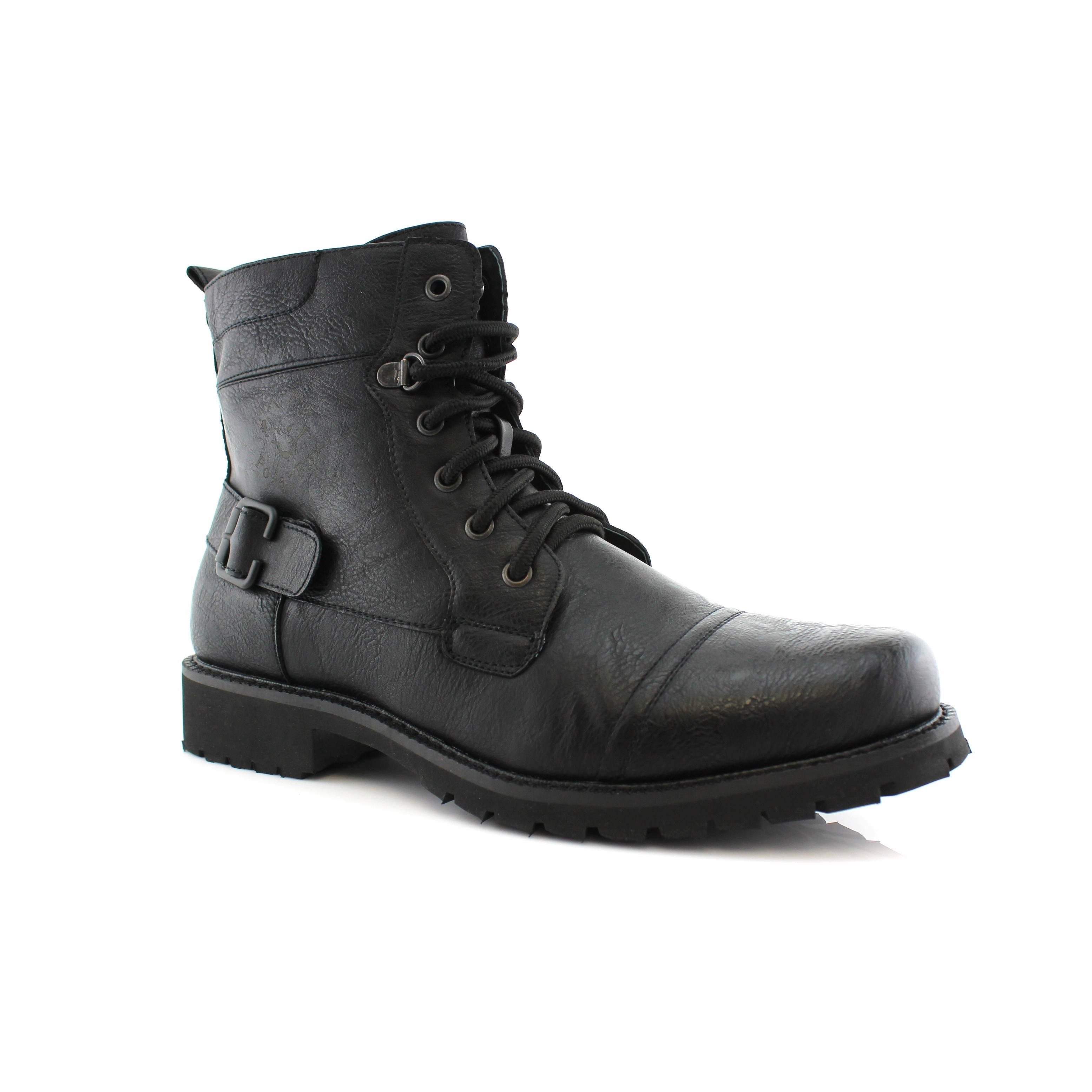 black combat boots for boys