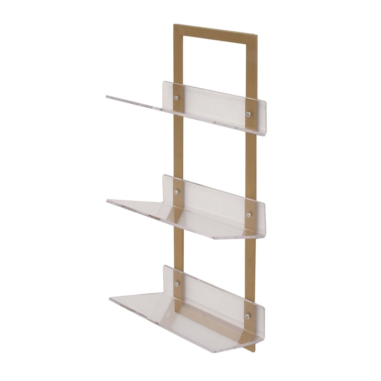 Studio 350 Metal Acrylic Wall Shelf 12 Inches Wide 32 Studio 350 Metal Acrylic Wall Shelf 12 Inches Wide 32 High Free Shipping Today 17618821