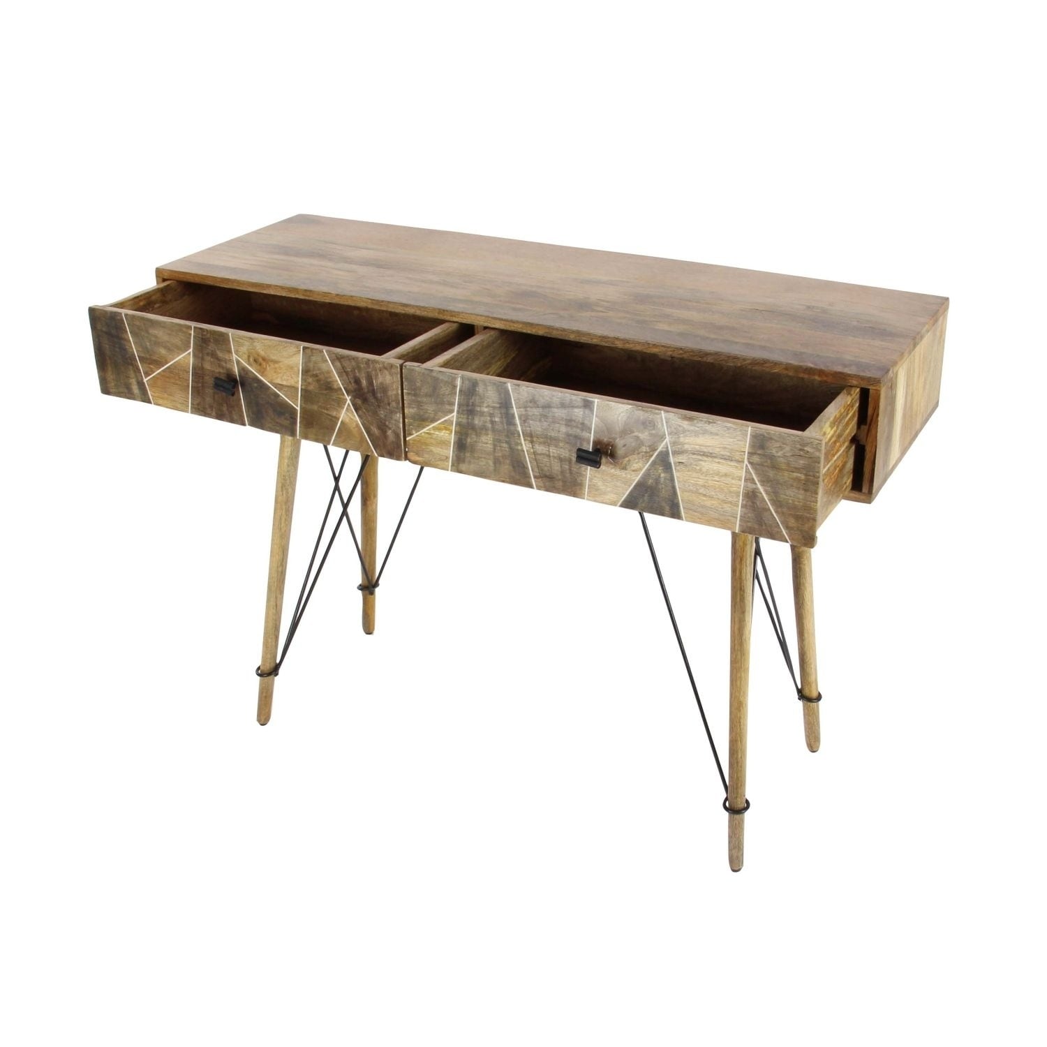 Studio 350 Wood Metal Console Table 47 Inches Wide 34 Studio 350 Wood Metal Console Table 47 Inches Wide 34 High On Free Shipping Today 17629640