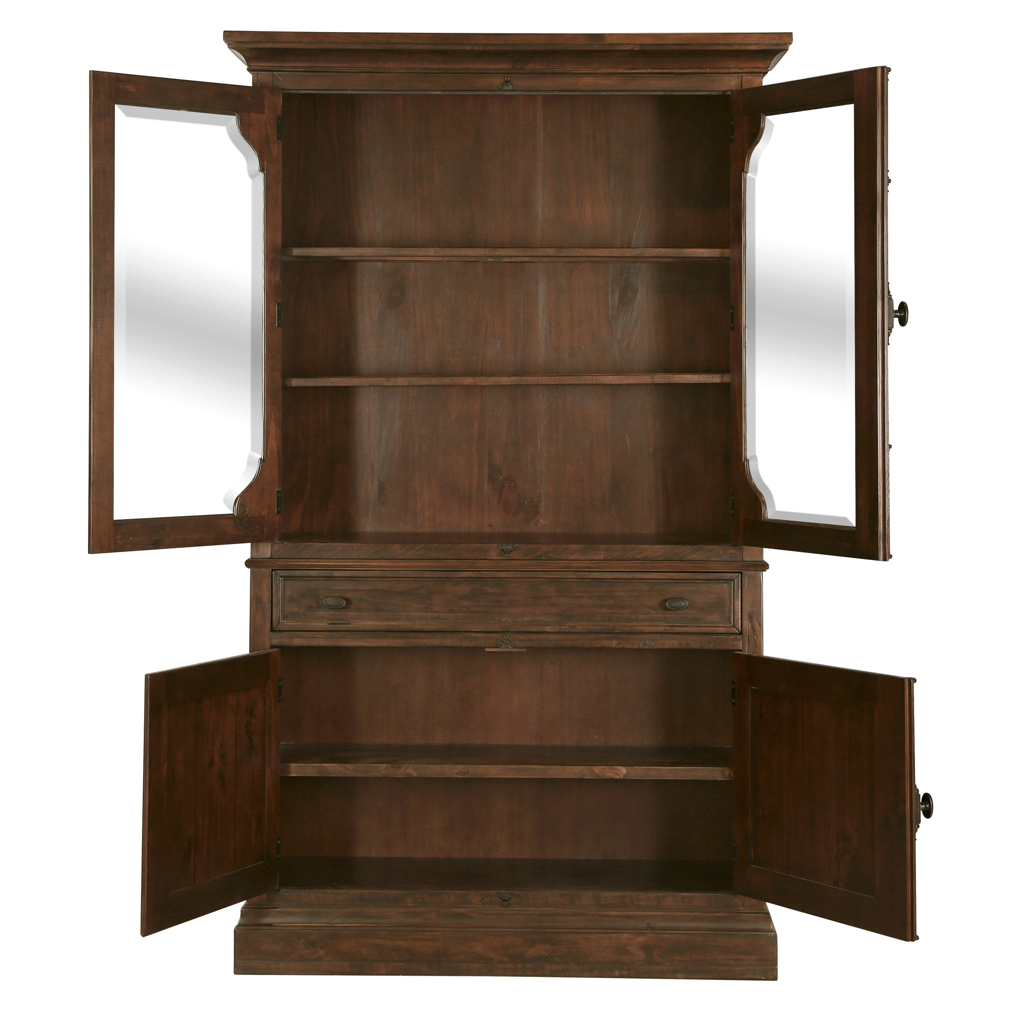 St Claire Curio Cabinet In Rustic Pine Free Shipping Today St Claire Curio Cabinet In Rustic Pine Free Shipping Today 17629661