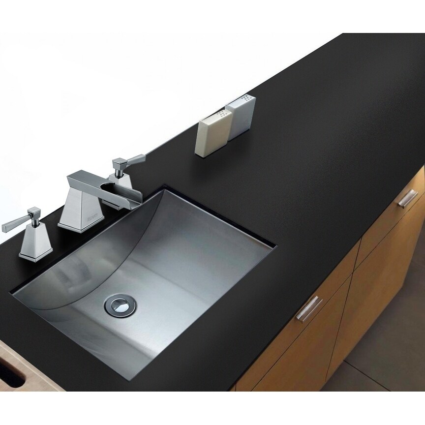 Ruvati 21 X 15 Brushed Stainless Steel Rectangular Bathroom Ruvati 21 X 15 Brushed Stainless Steel Rectangular Bathroom Sink Undermount Rvh6110 Free Shipping Today 17676599