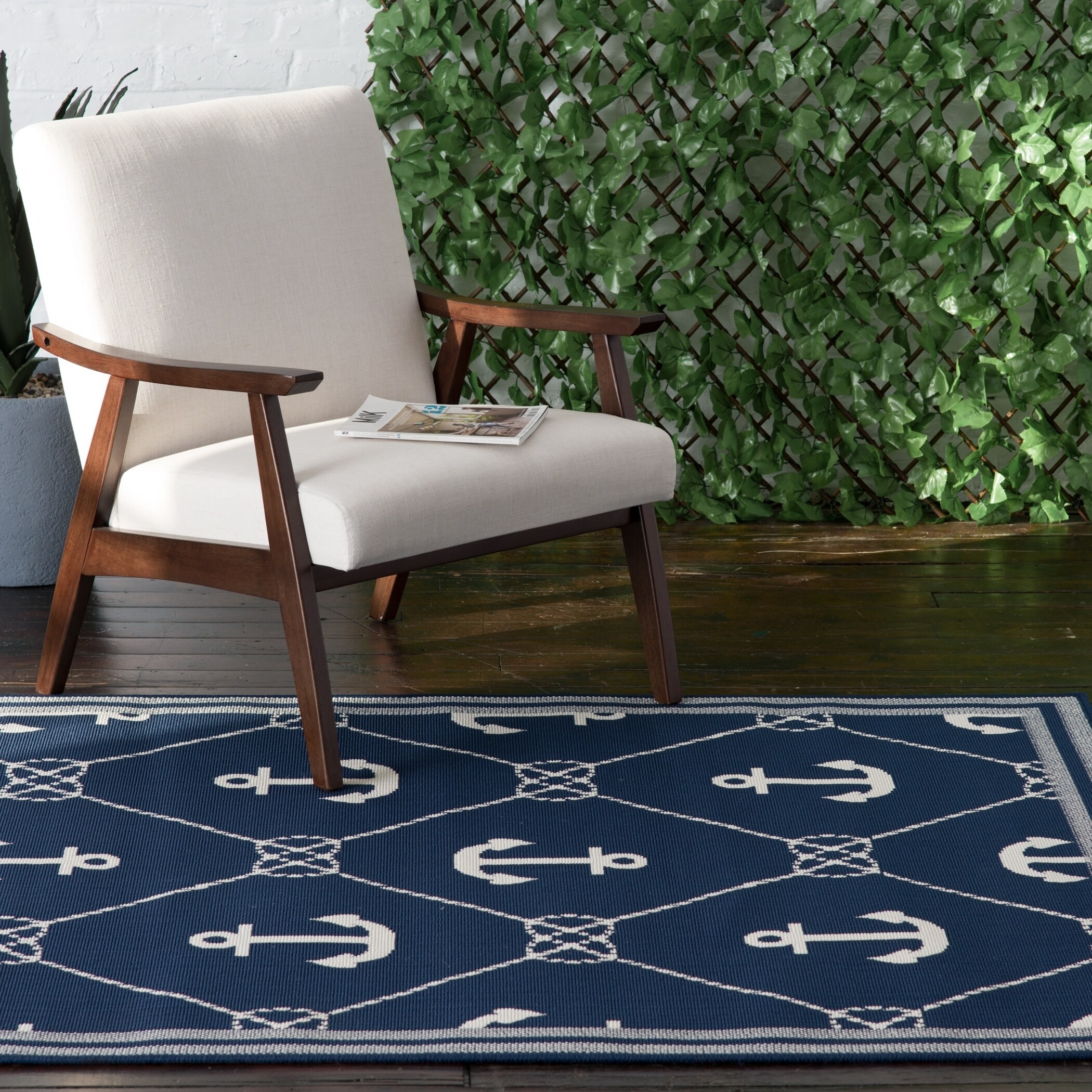 Navy Blue Nautical White Anchor Area Rug 6 7 X9 X0 1 Navy Blue Nautical White Anchor Area Rug 6 7 X9 X0 1