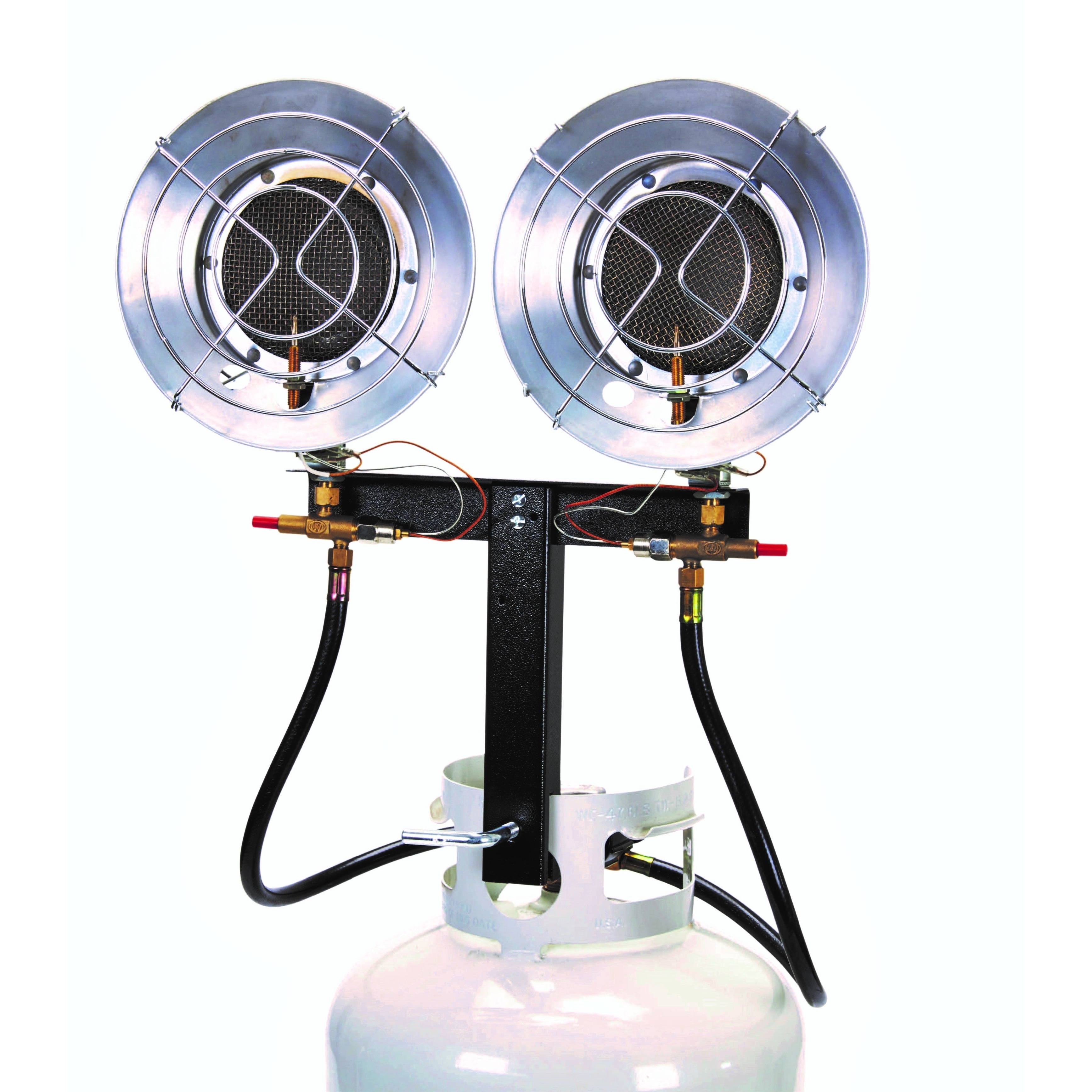 Shop AZ Patio Heaters Dual Tank Top Heater STAINLESS STEEL Free