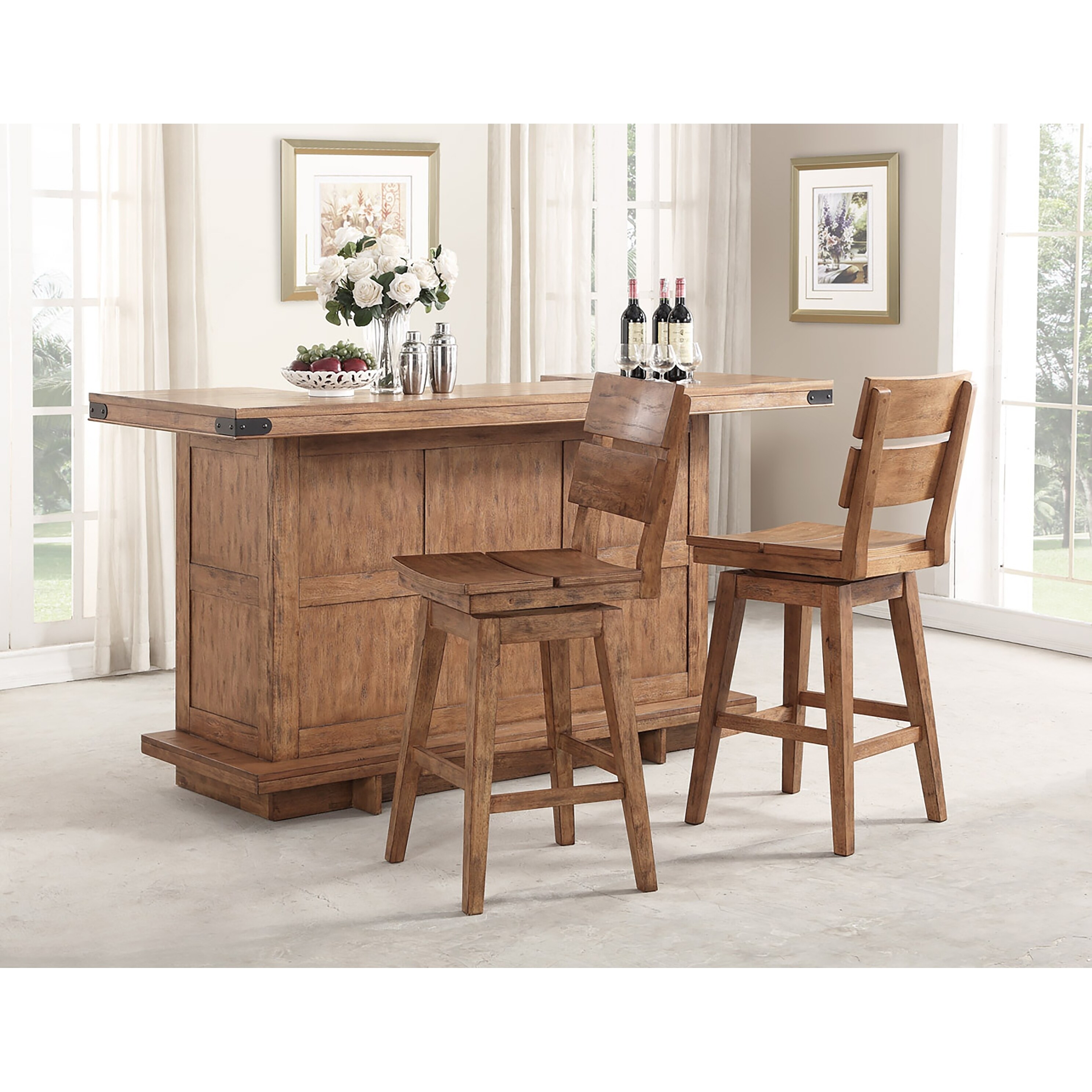 Whitaker Furniture Shenandoah 3 Piece Bar Set