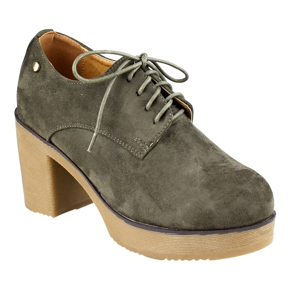Women's Fall Studded Platform Wedges Oxford Boots Women's Fall Studded Platform Wedges Oxford Boots