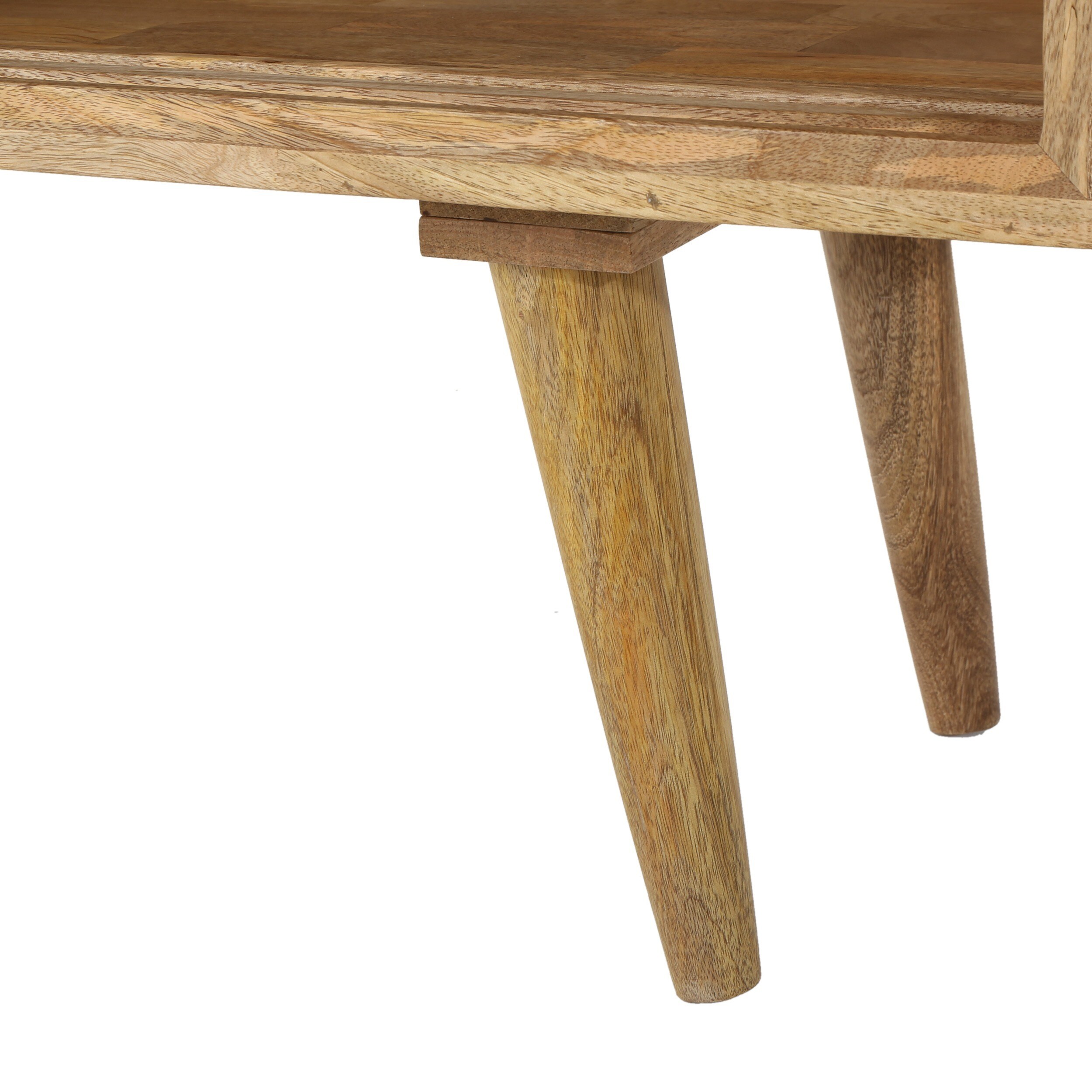 Laken Mango Wood Sideboard Buffet Cabinet with Sliding Door by