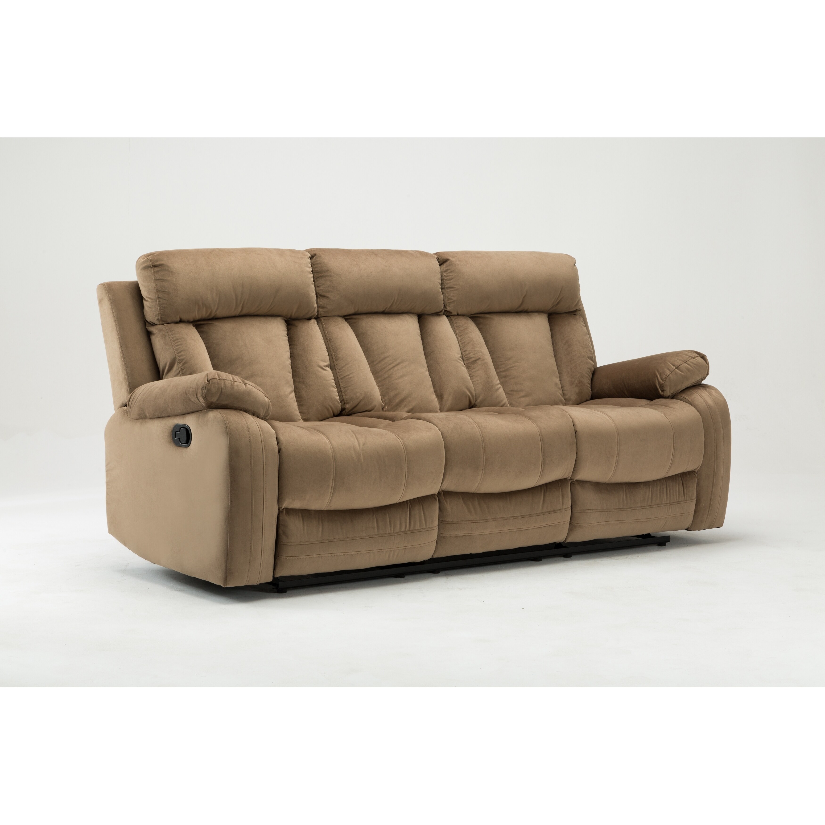 Gu Industries Microfiber Fabric Upholstered Living Room Gu Industries Microfiber Fabric Upholstered Living Room Recliner Sofa