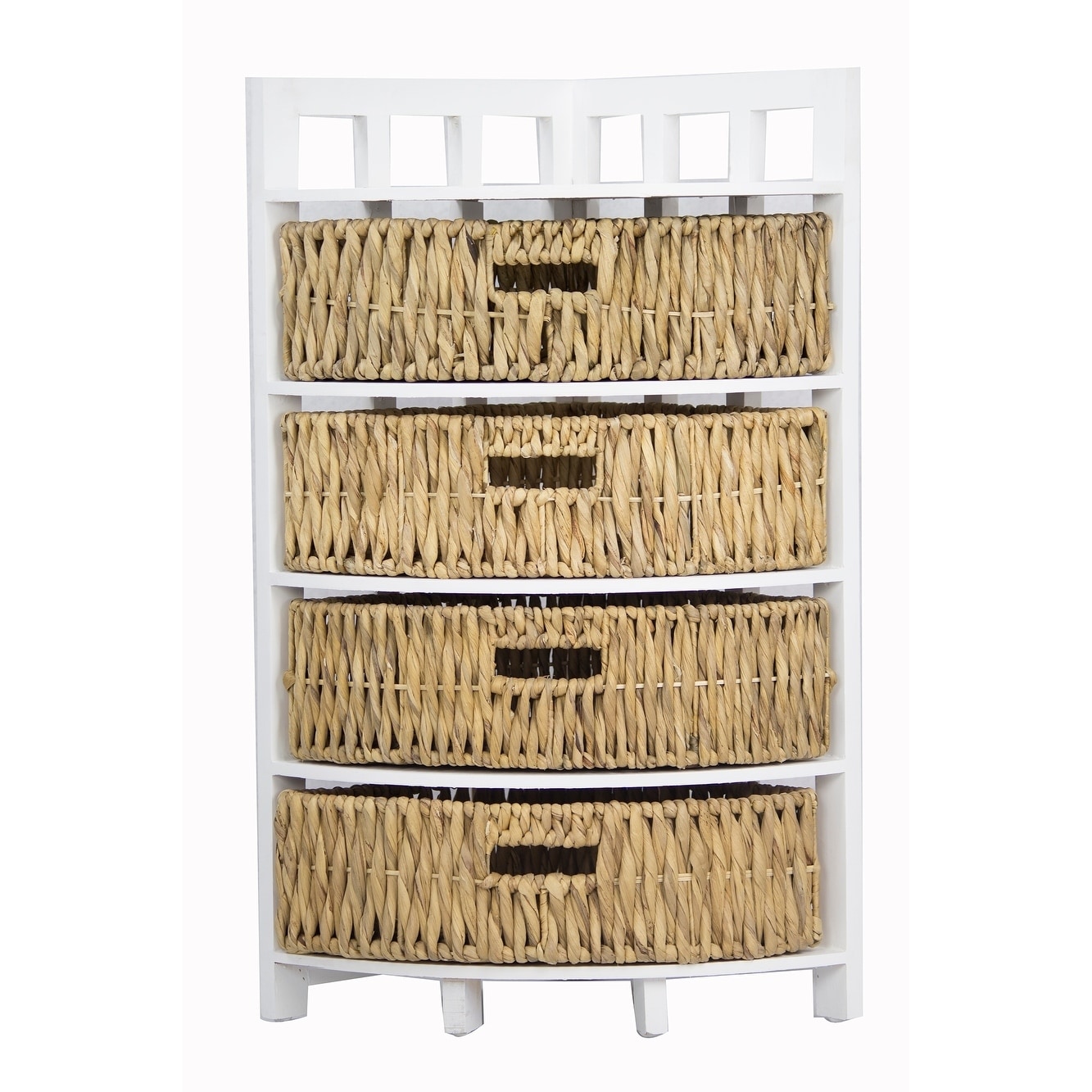 Vale Corner Cabinet With 4 Hyacinth Storage Baskets Free Shipping Vale Corner Cabinet With 4 Hyacinth Storage Baskets Free Shipping Today 23990908