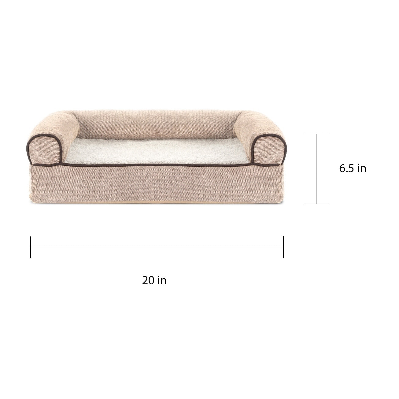 Furhaven Faux Fleece Chenille Soft Woven Orthopedic Sofa Pet Furhaven Faux Fleece Chenille Soft Woven Orthopedic Sofa Pet Bed On Free Shipping Orders Over 45 17834190