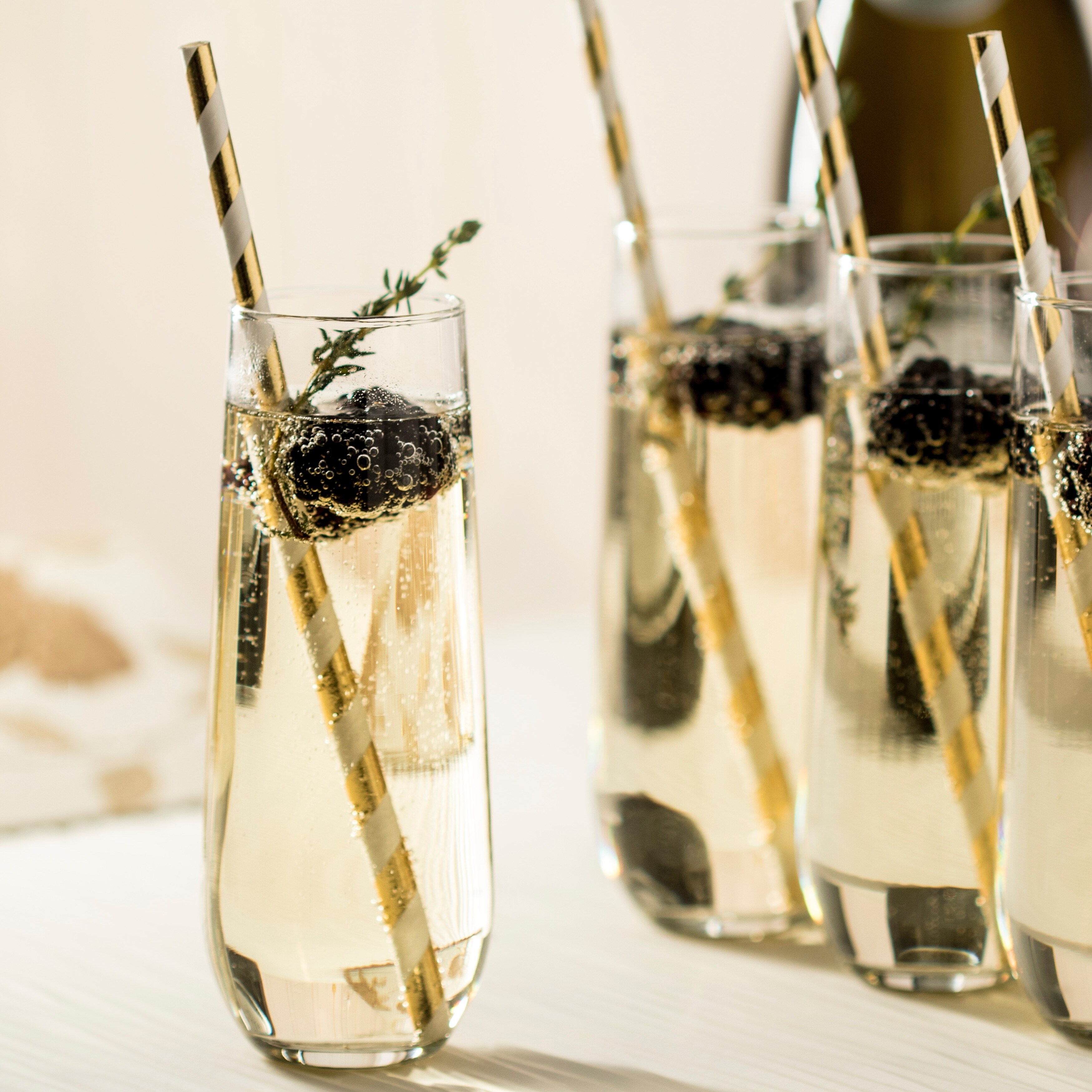 Libbey Stemless Champagne Flute Glasses Set Of 12 Libbey Stemless Champagne Flute Glasses Set Of 12