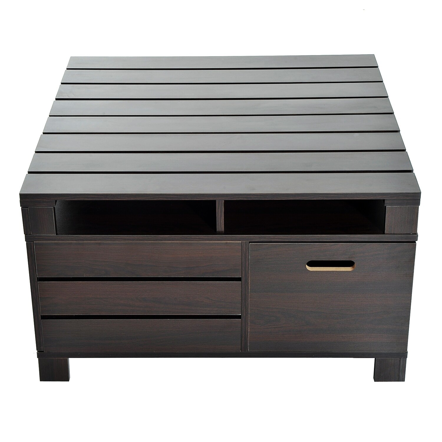 Homcom Rustic Wooden Coffee Storage Table Free Shipping Today Homcom Rustic Wooden Coffee Storage Table Free Shipping Today 17966905