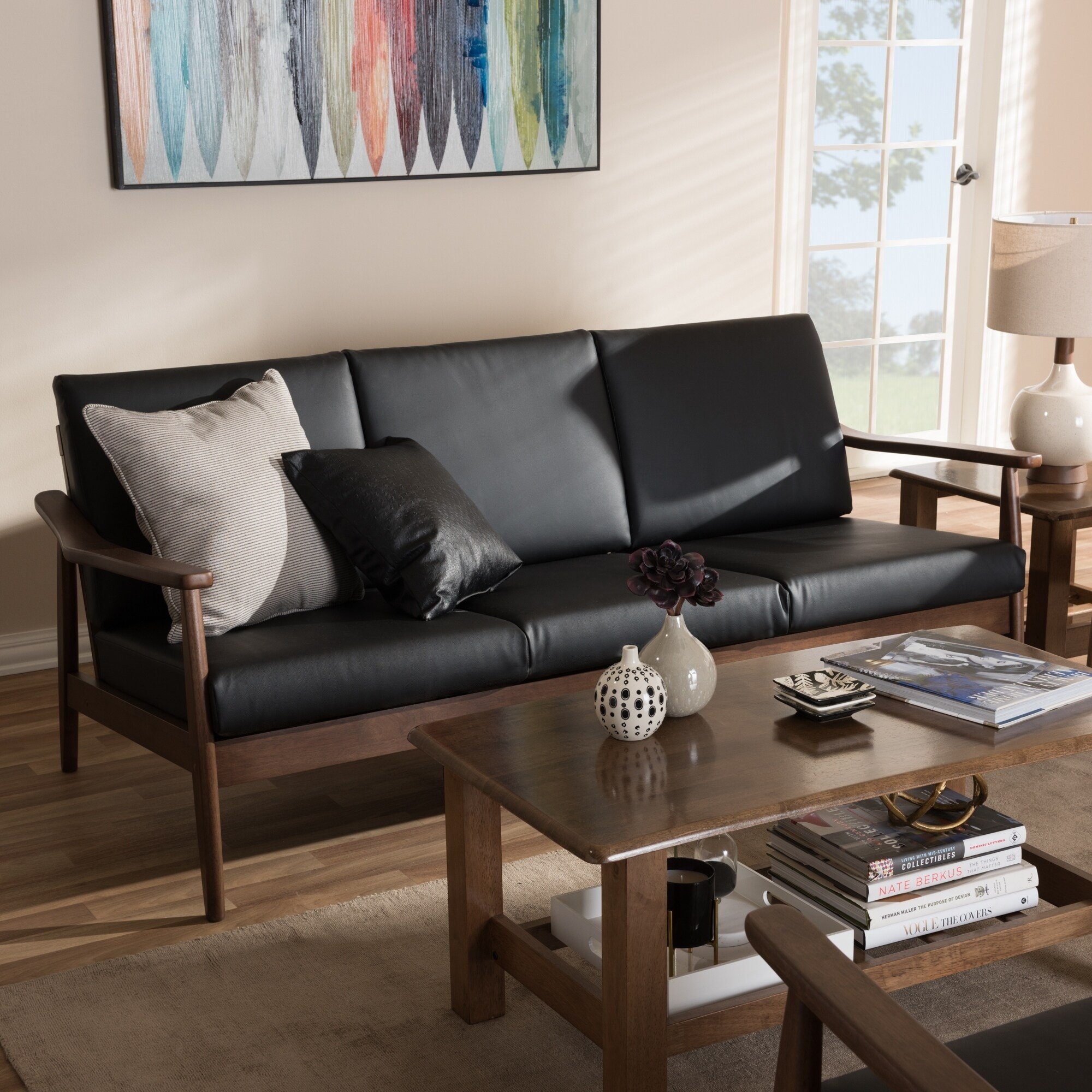 Mid Century Sofa By Baxton Studio