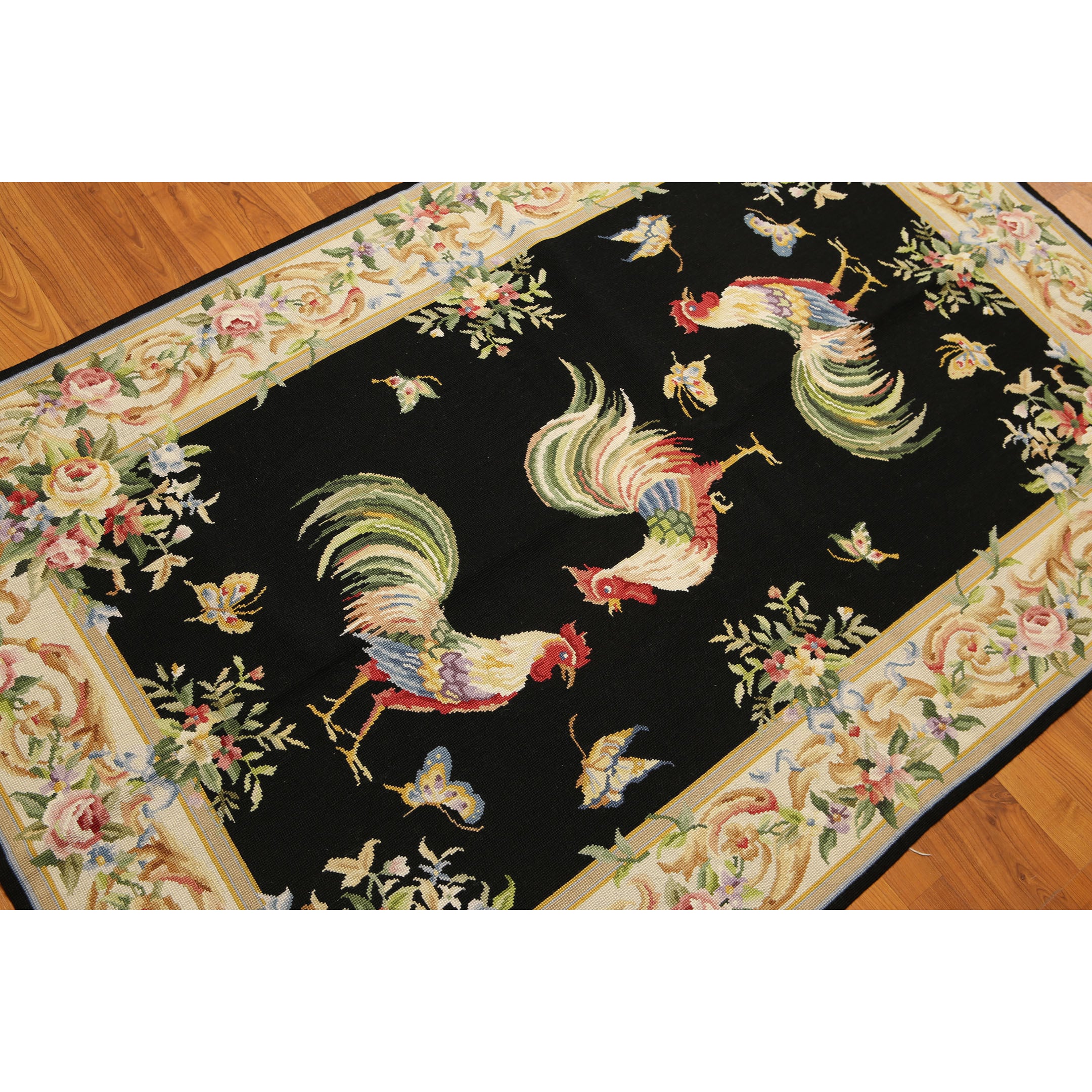 Rooster Area Rugs Whole Rug Ideas Rustic Farmhouse Rooster Country Needlepoint Area Rug 4 X6