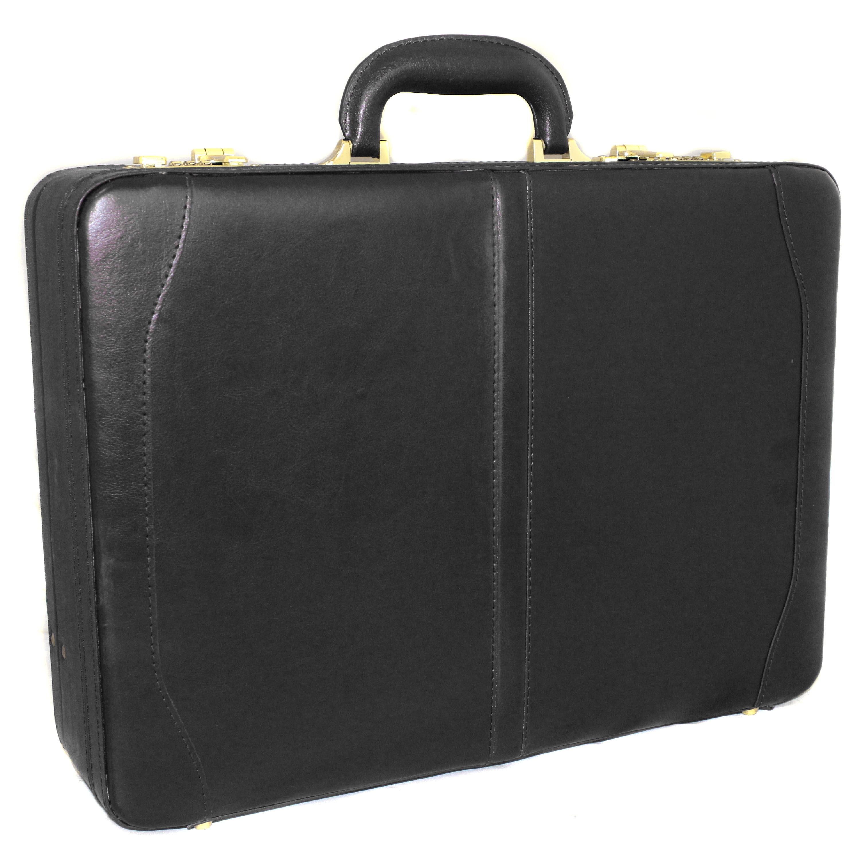 leather expandable briefcase