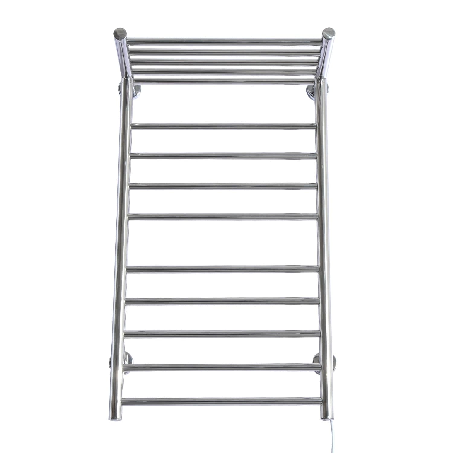 Homcom 9 Bar Stainless Steel Wall Mounted Heated Towel Warmer Homcom 9 Bar Stainless Steel Wall Mounted Heated Towel Warmer Rack With Shelf On Free Shipping Today 18004624