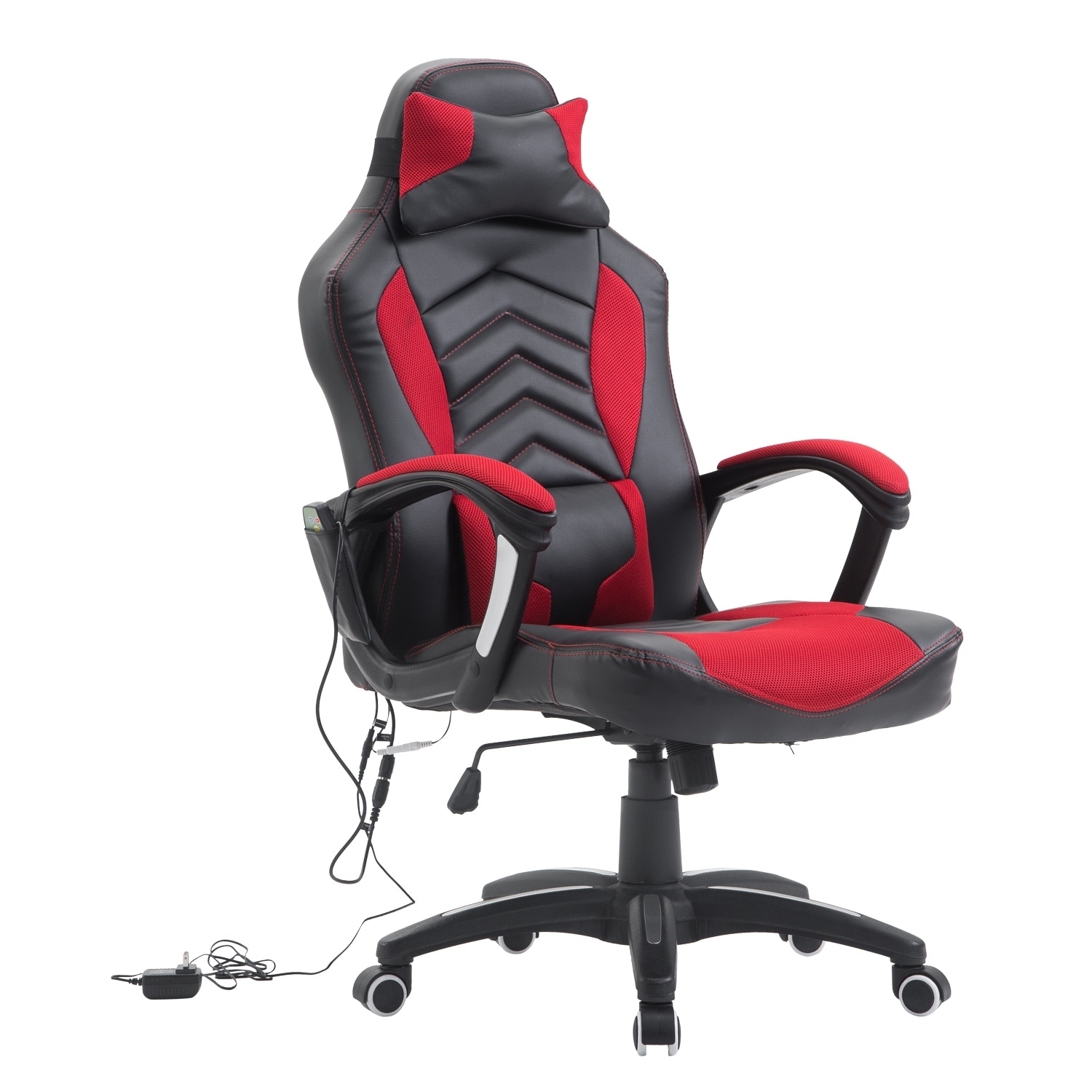 Homcom Modern Ergonomic Pu Leather Heated Vibrating Mage Office Chair Homcom Modern Ergonomic Pu Leather Heated Vibrating Mage Office Chair Free Shipping Today 18012892