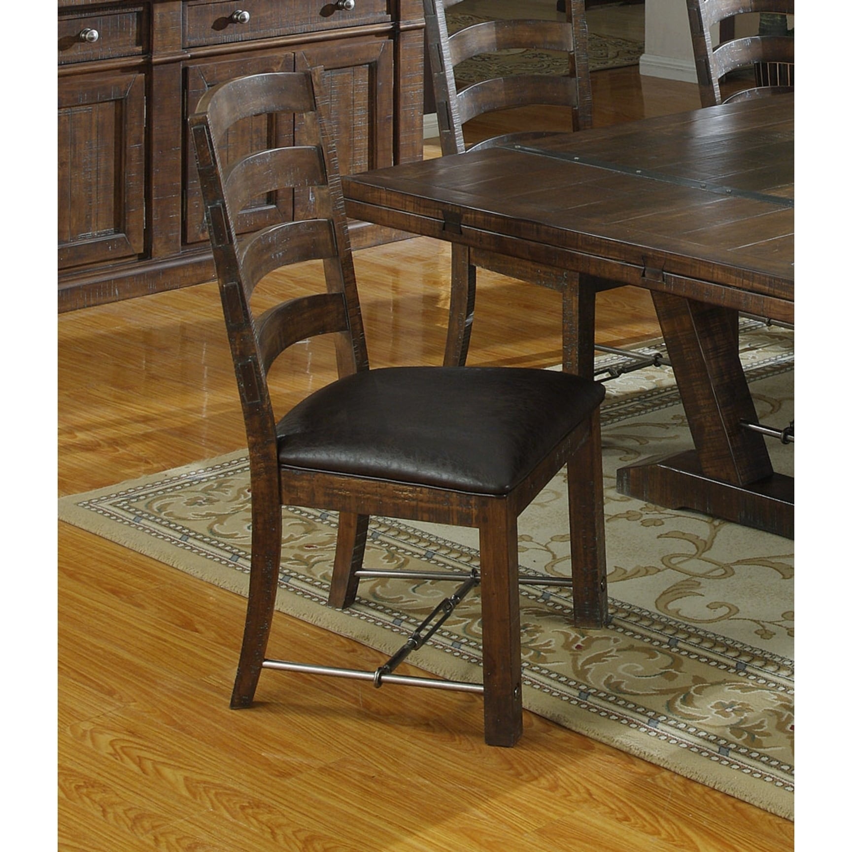 Emerald Home Castlegate Dining Chair With Bonded Leather Seat Emerald Home Castlegate Dining Chair With Bonded Leather Seat Set Of 2 On Free Shipping Today 18047855