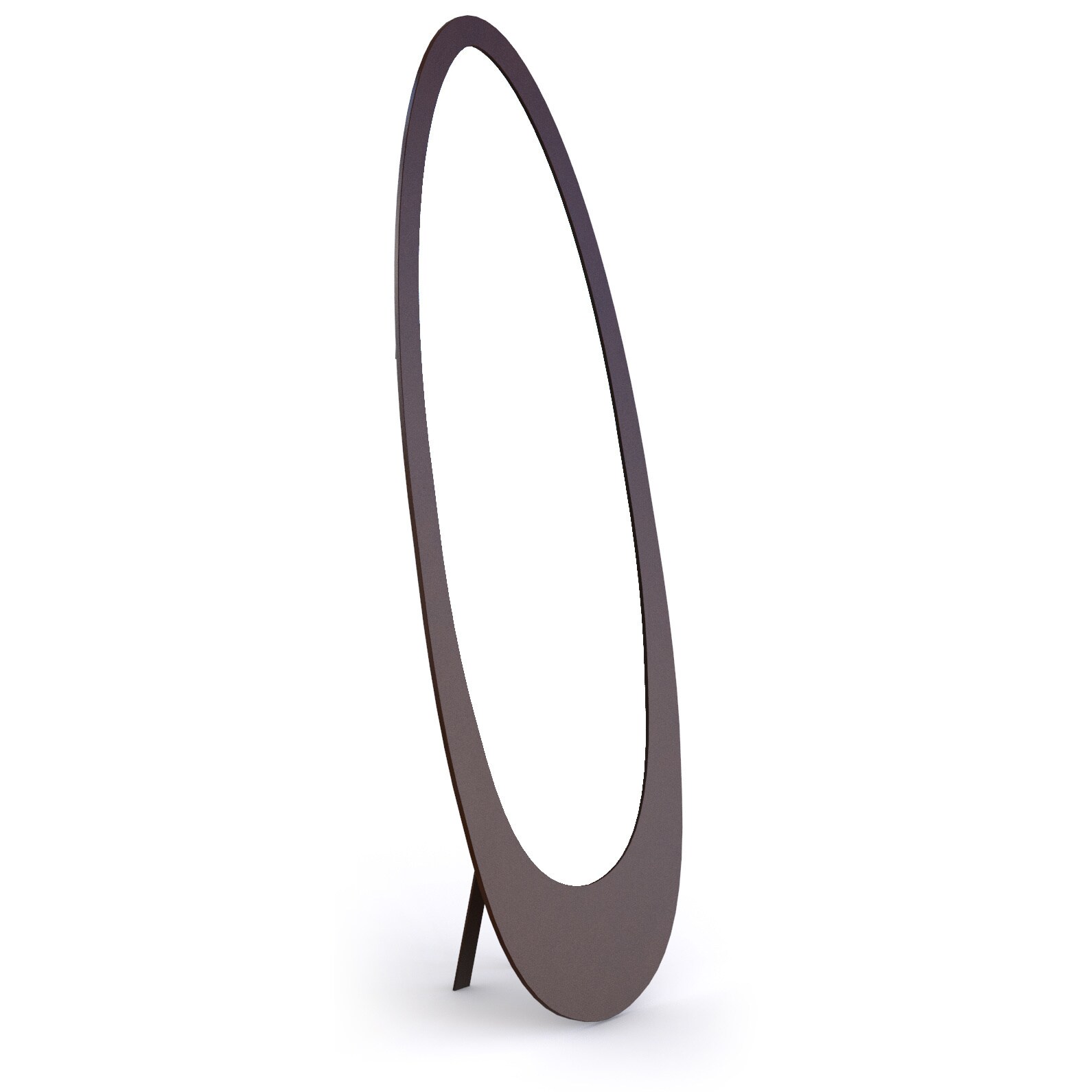 Shop Porch Den Lochwood Sunland Cappuccino Oval Mirror Free