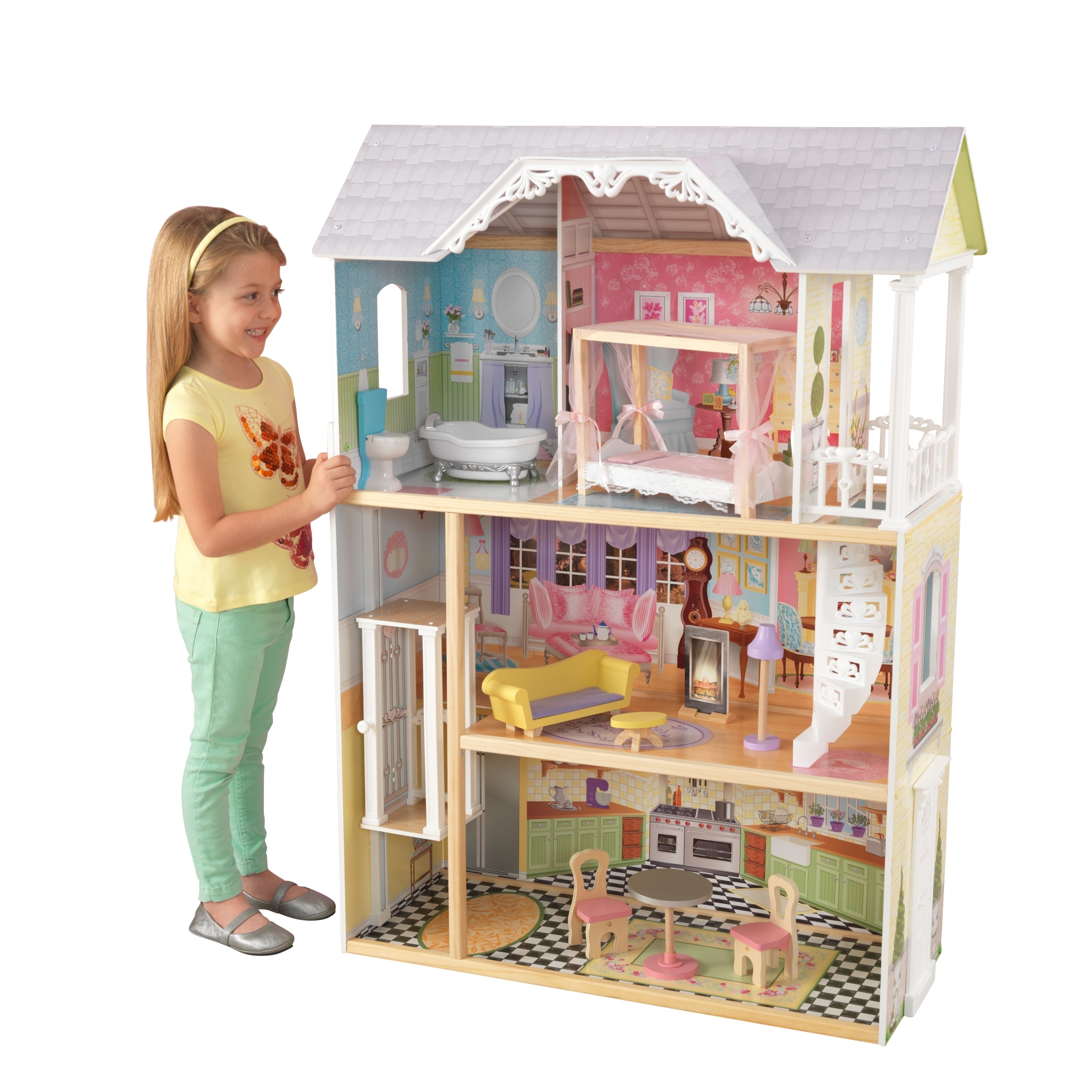 kidkraft kaylee wooden dolls house
