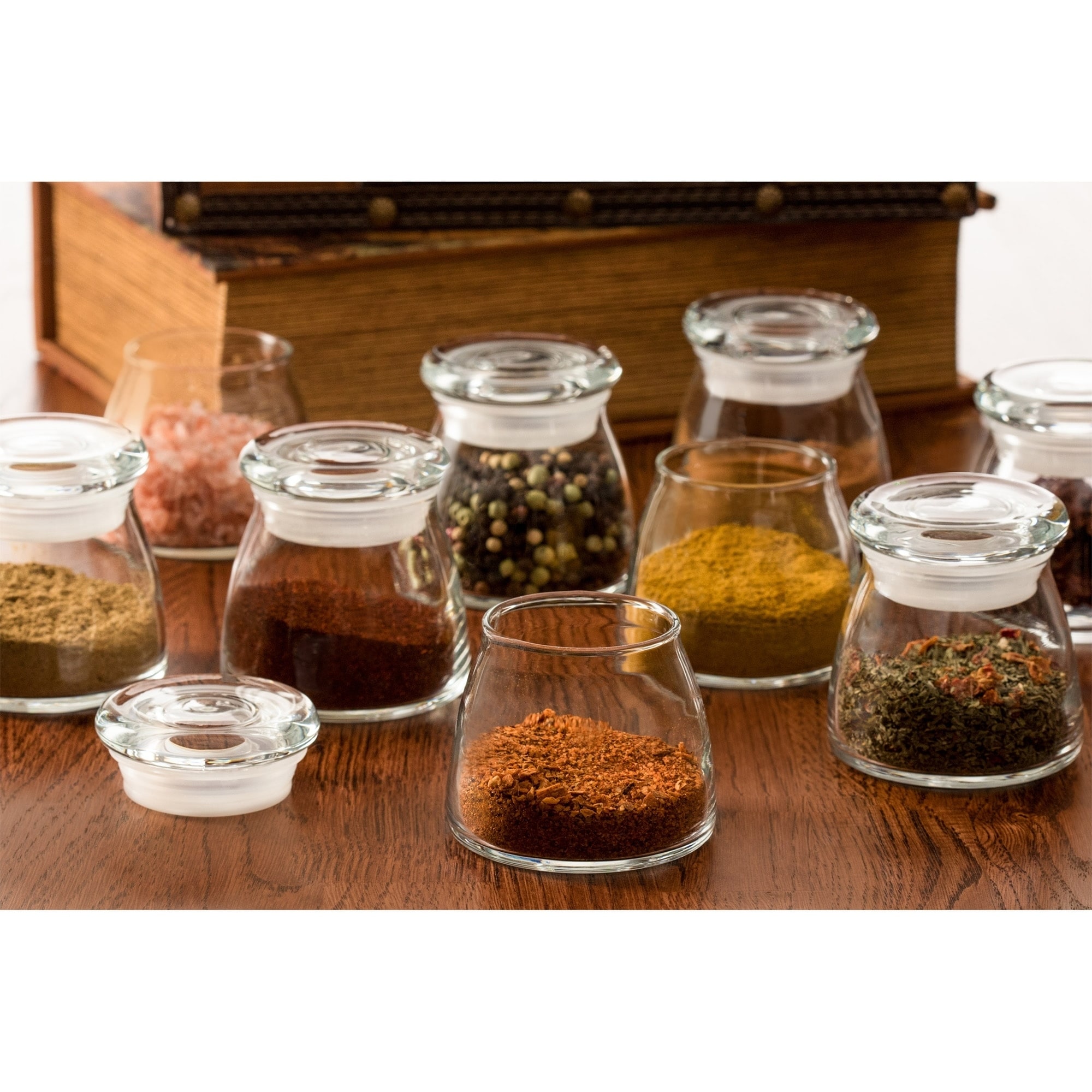 Libbey Vibe Mini Gl Jars With Lids Set Of 12 Free Libbey Vibe Mini Gl Jars With Lids Set Of 12 Free Shipping On Orders Over 45 18193069