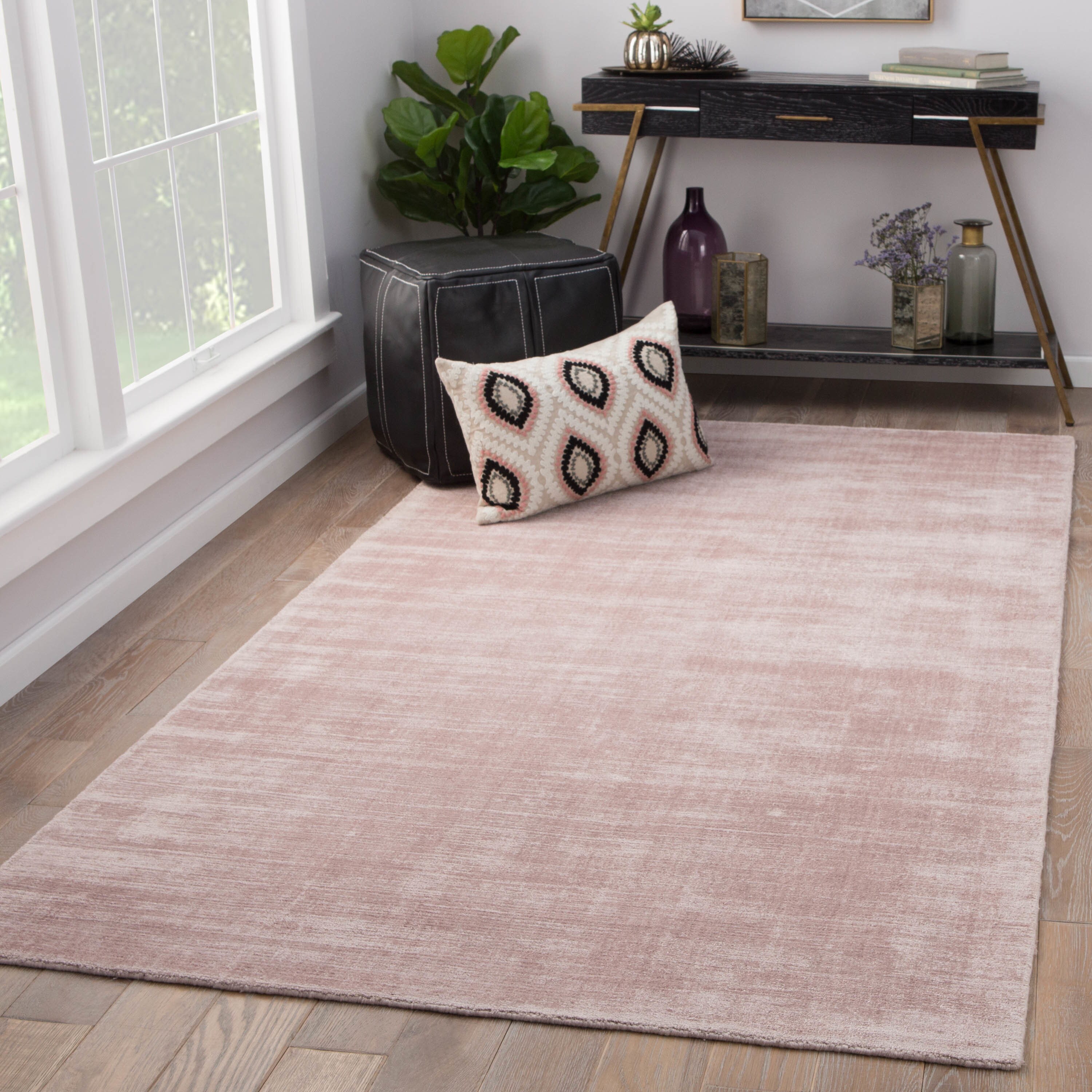 Shop Lizette Pink Viscose Handmade Area Rug 8 X 10 7 10 X 9 10 On Sale Free Shipping Today Overstock 18193272