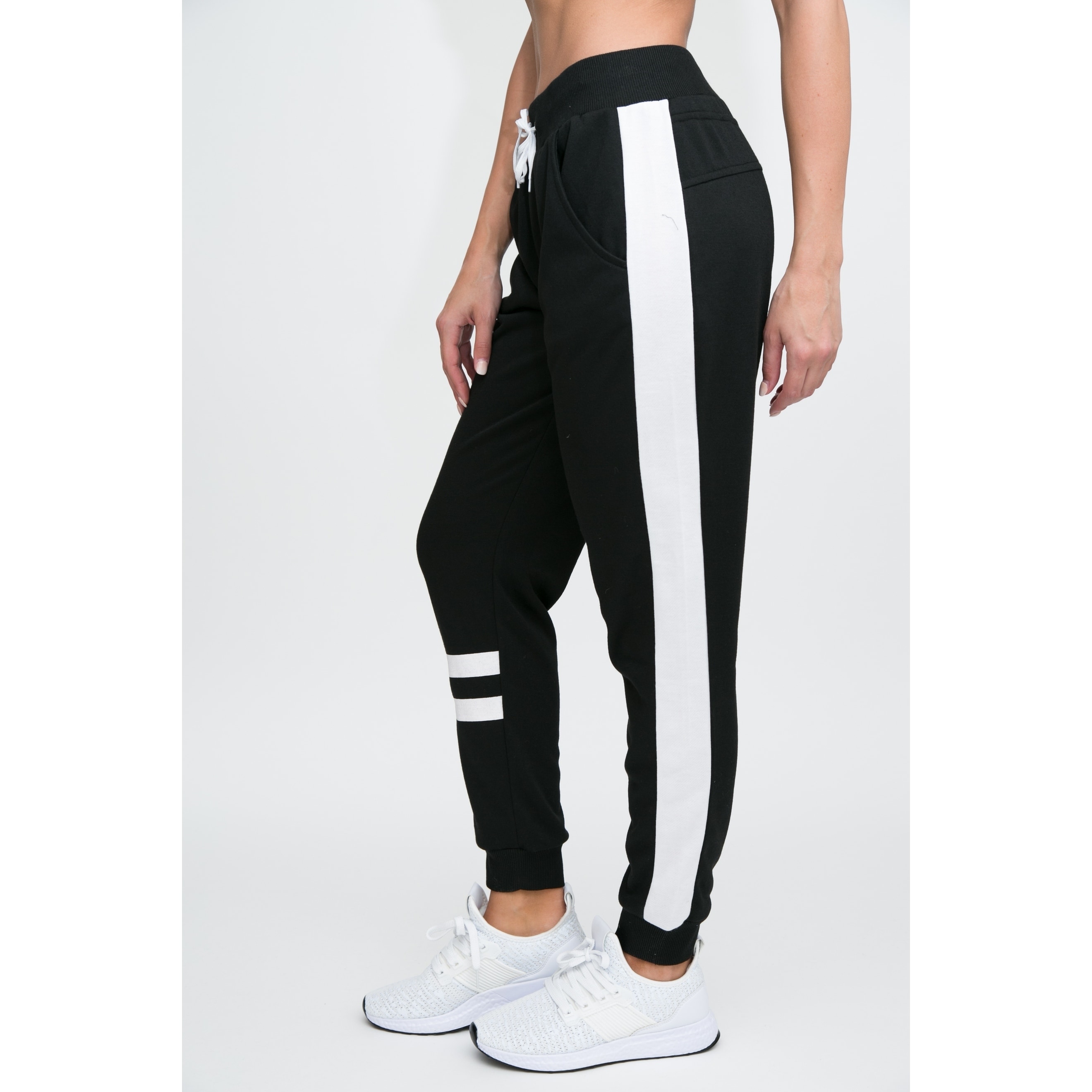 joggers with line on side