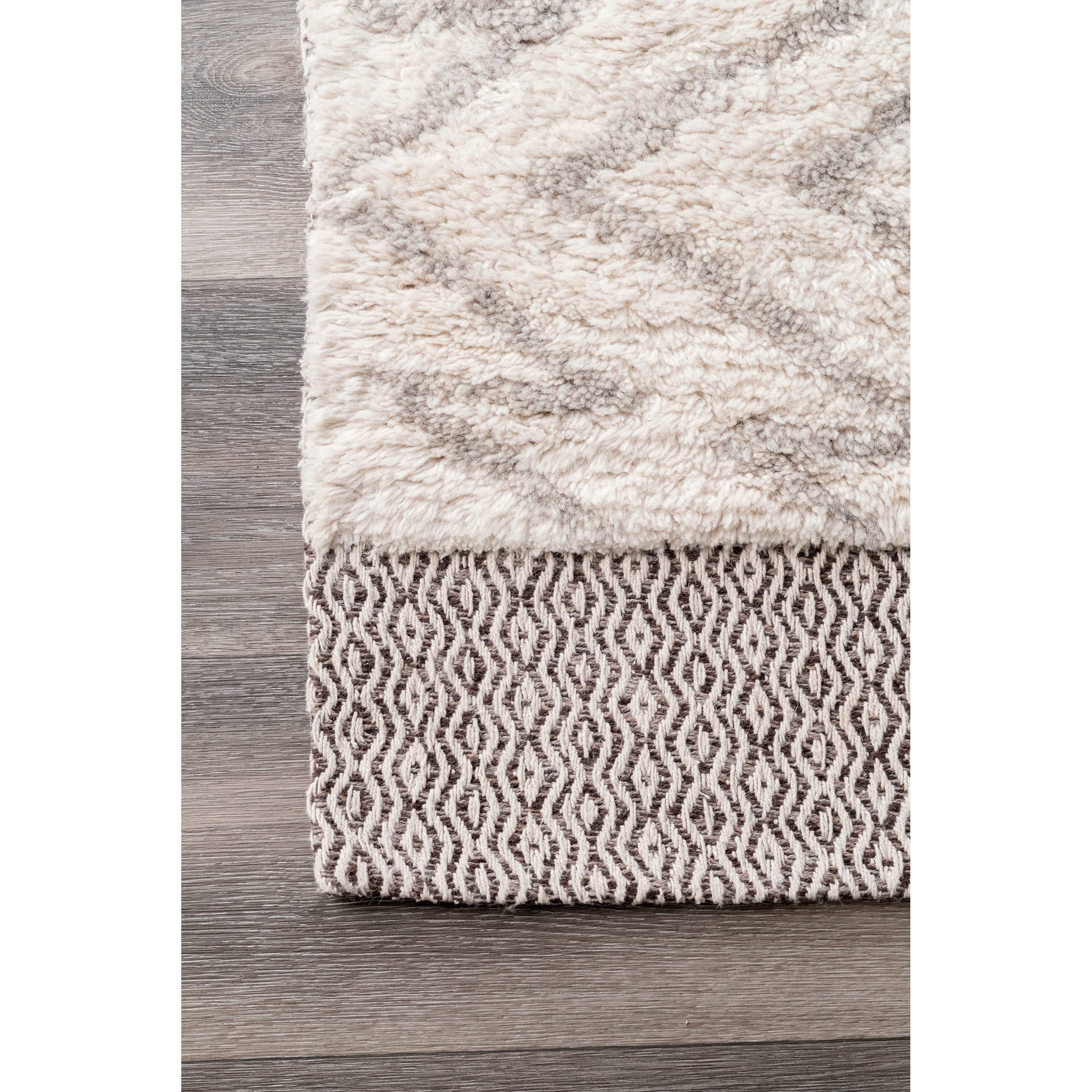 5x8 Wool Rug Area Ideas Nuloom Grey Wool Cotton Handmade Abstract Area Rug 5 X 8