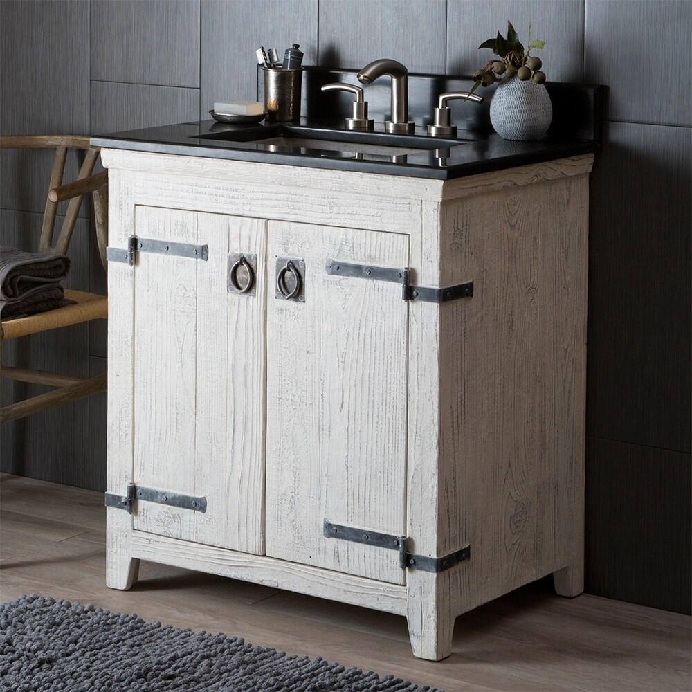 Americana Whitewash 30 Inch Reclaimed Wood Bathroom Vanity Americana Whitewash 30 Inch Reclaimed Wood Bathroom Vanity Free Shipping Today 18235462