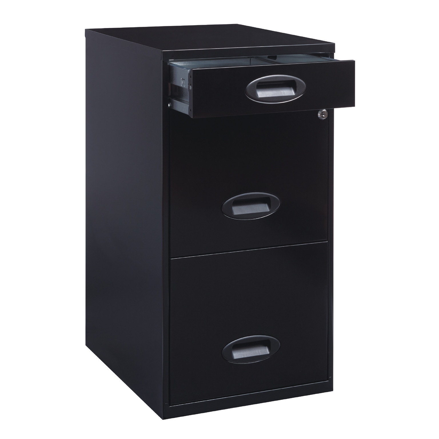 E Solutions 18 Deep 3 Drawer Metal Organizer File Cabinet E Solutions 18 Deep 3 Drawer Metal Organizer File Cabinet Black