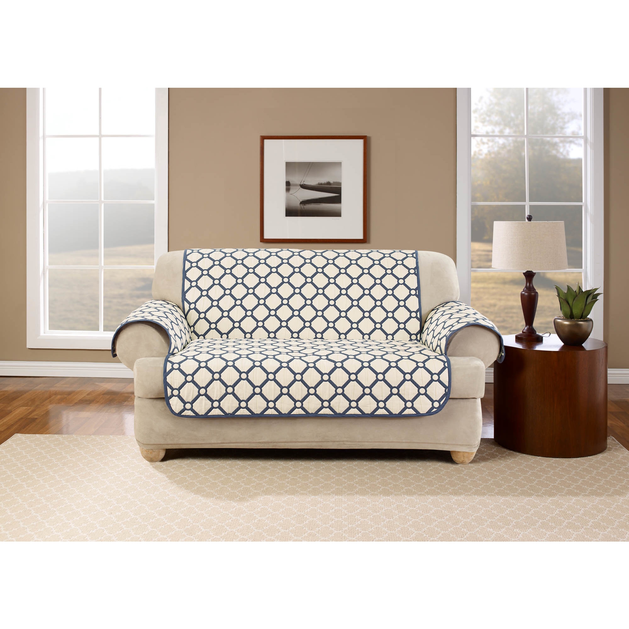 Belle Maison Peyton Reversible Sofa Protector Free Shipping Belle Maison Peyton Reversible Sofa Protector Free Shipping Today 18258279