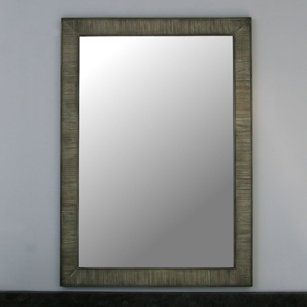 26 Rustic Solid Fir Mirror In Grey W X 36 H Free Shipping 26 Rustic Solid Fir Mirror In Grey W X 36 H Free Shipping Today 24620404