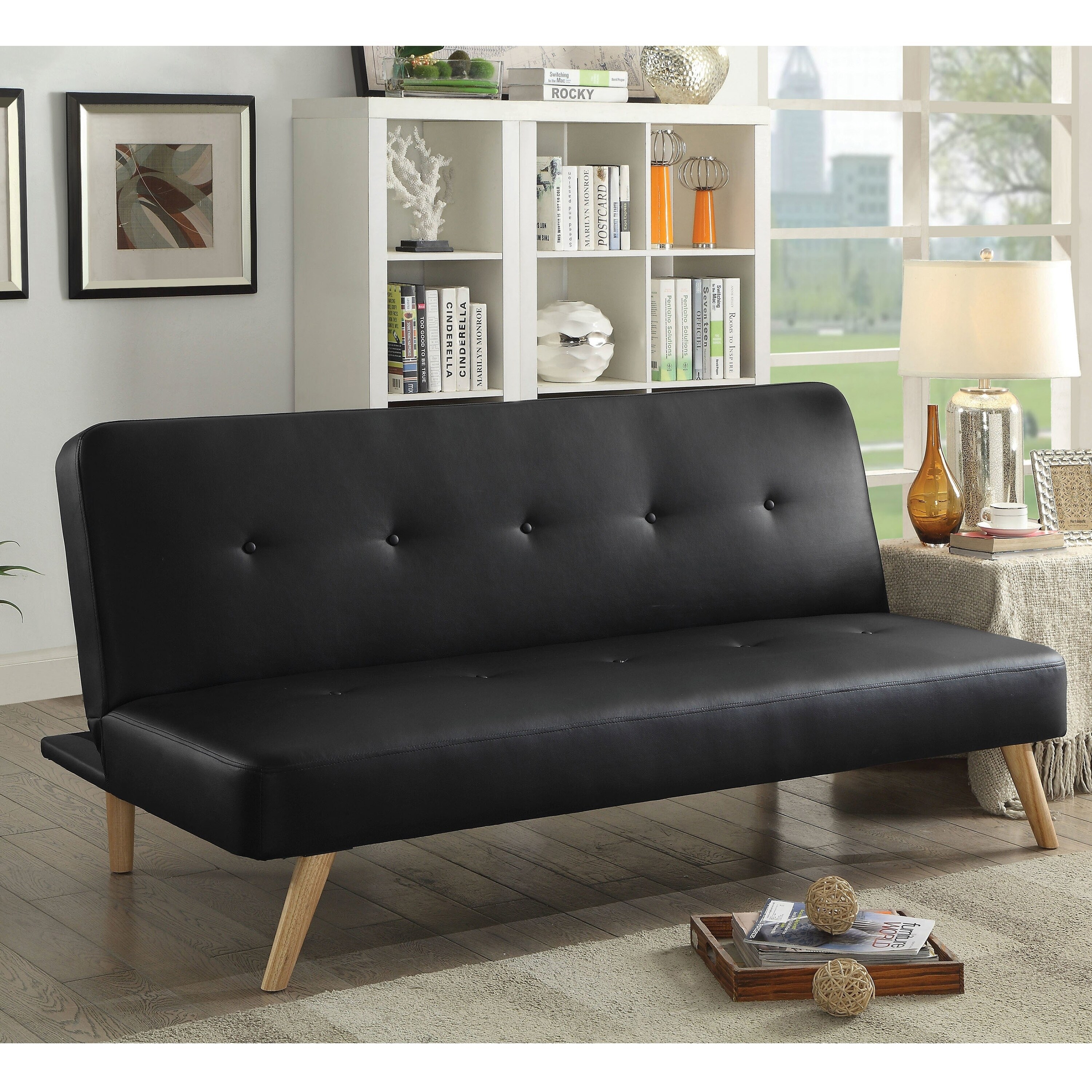 Merlam Mid Century Modern Futon Sofa By Foa