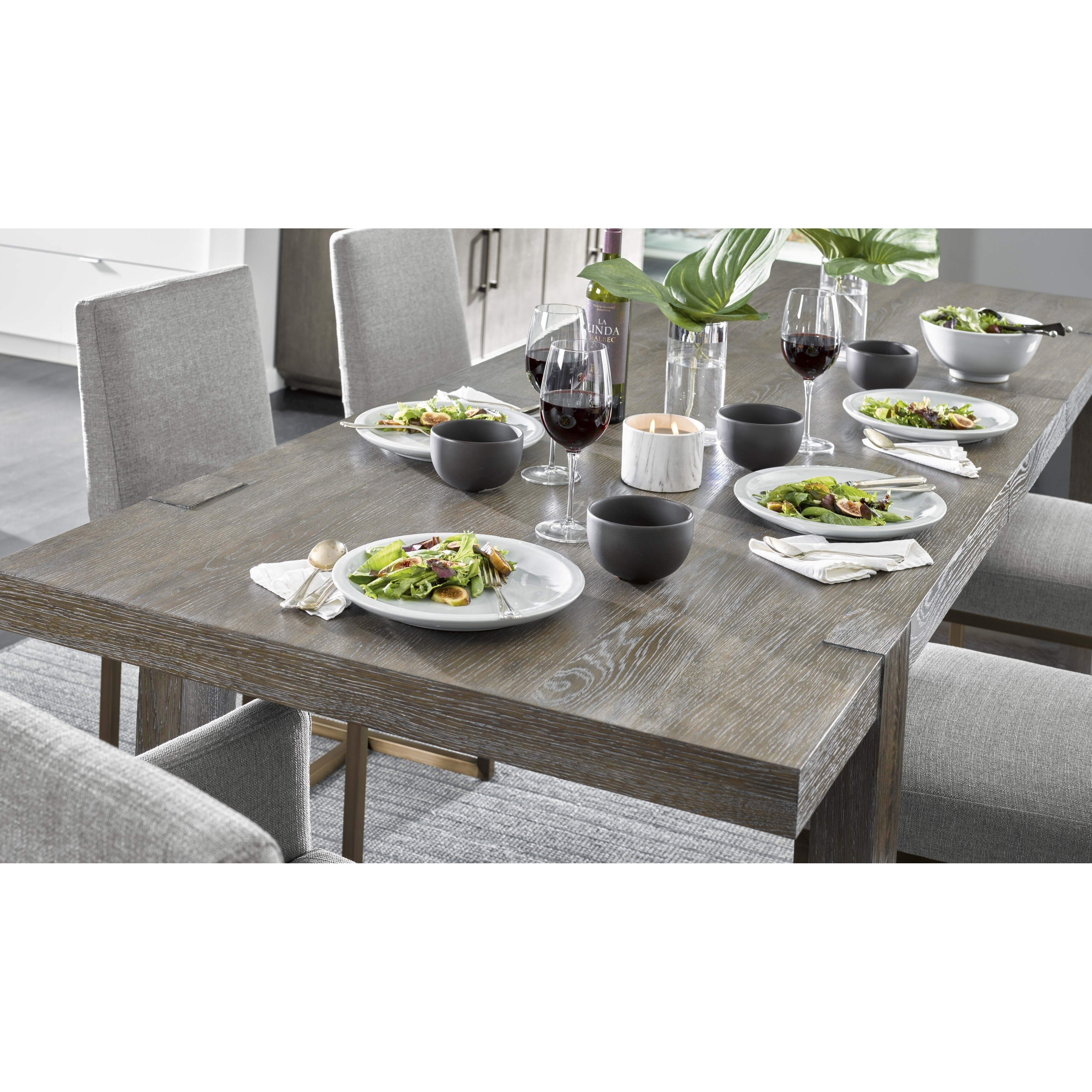 Shop Modern Flint Rectangular Desmond Dining Table Shop Modern Flint Rectangular Desmond Dining Table