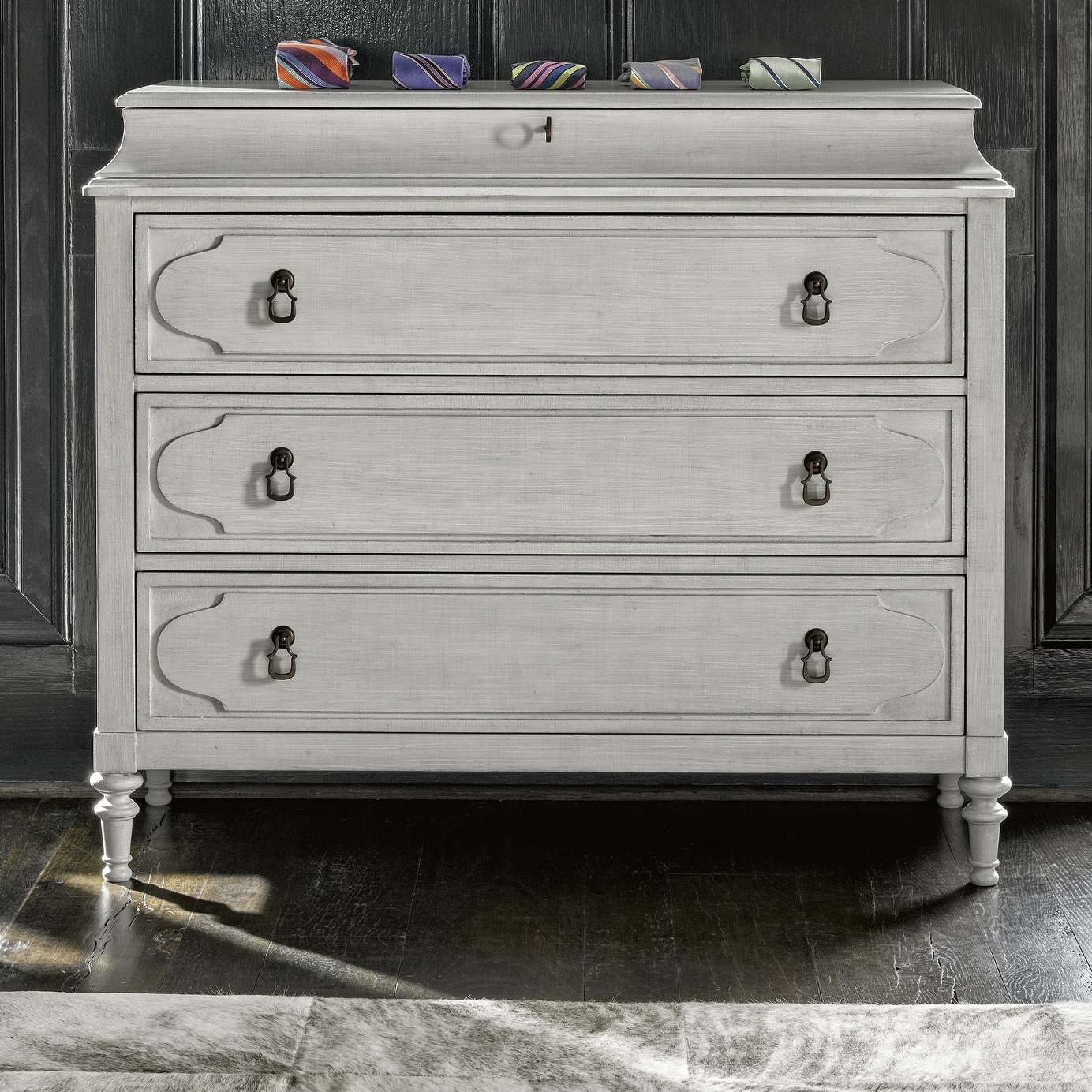 Postsript Linen 4 Drawer Cancale Hall Chest Free Shipping Postsript Linen 4 Drawer Cancale Hall Chest
