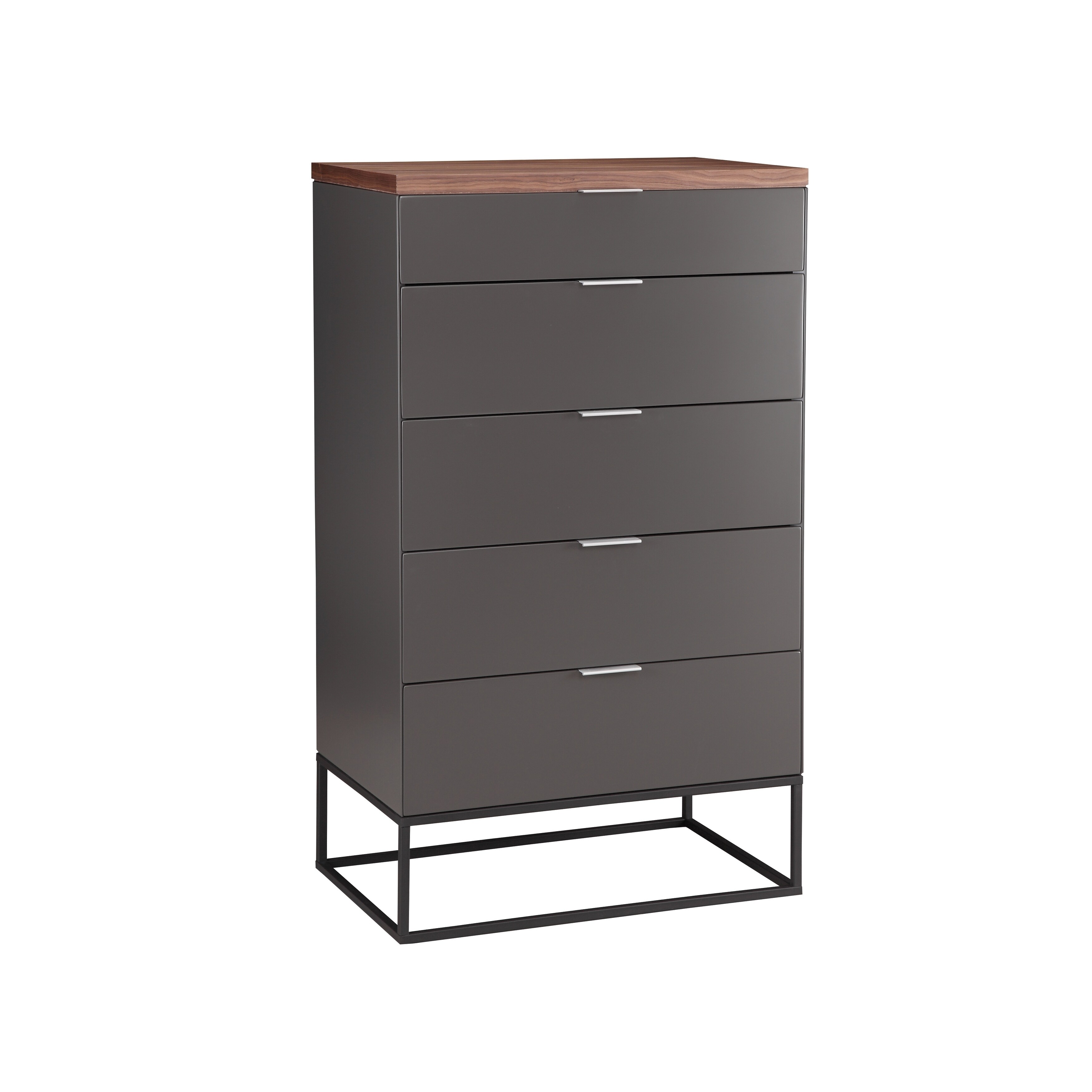 Aurelle Home Italian Collection Modern Dark Grey 4 Drawer Aurelle Home Italian Collection Modern Dark Grey 4 Drawer Dresser Free Shipping Today 18757254