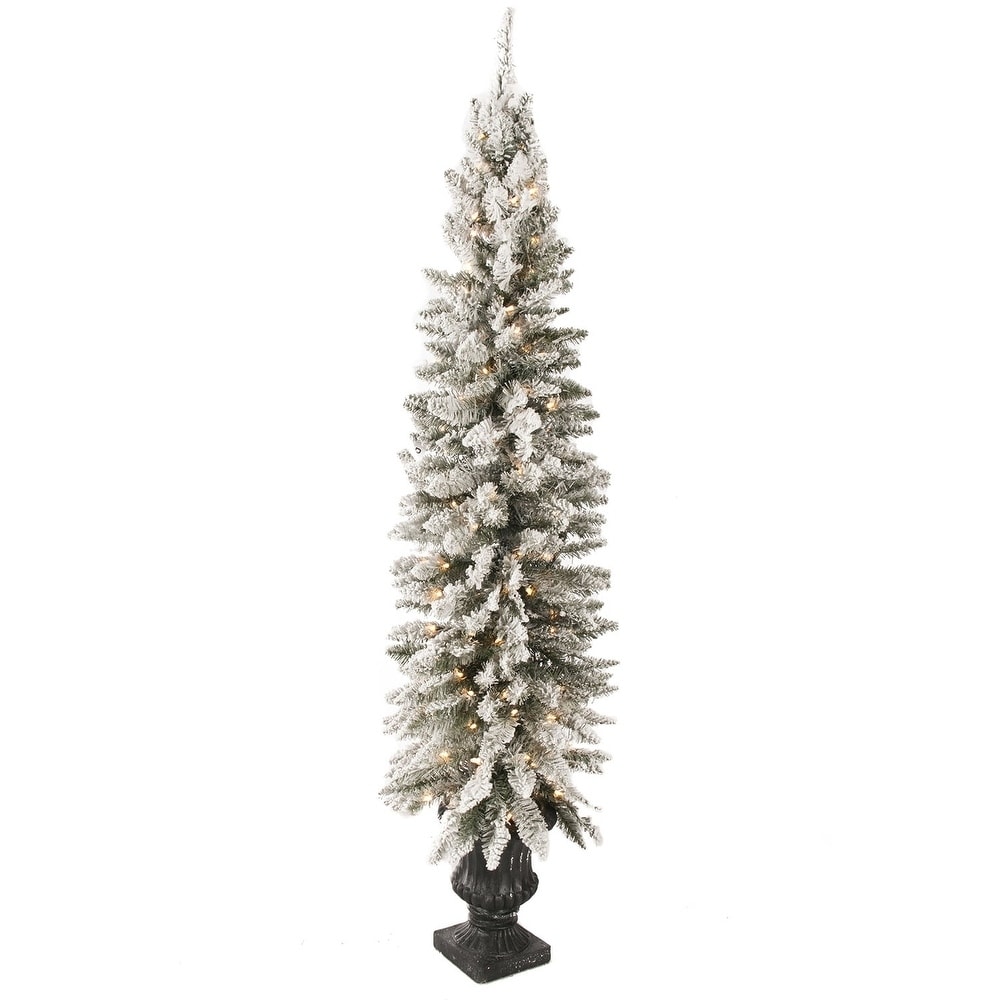 shop 6 flocked potted christmas tree free shipping today overstockcom 18778634 - Potted Christmas Tree shop 6 flocked potted christmas tree free shipping today overstockcom 18778634 - Potted Christmas Tree