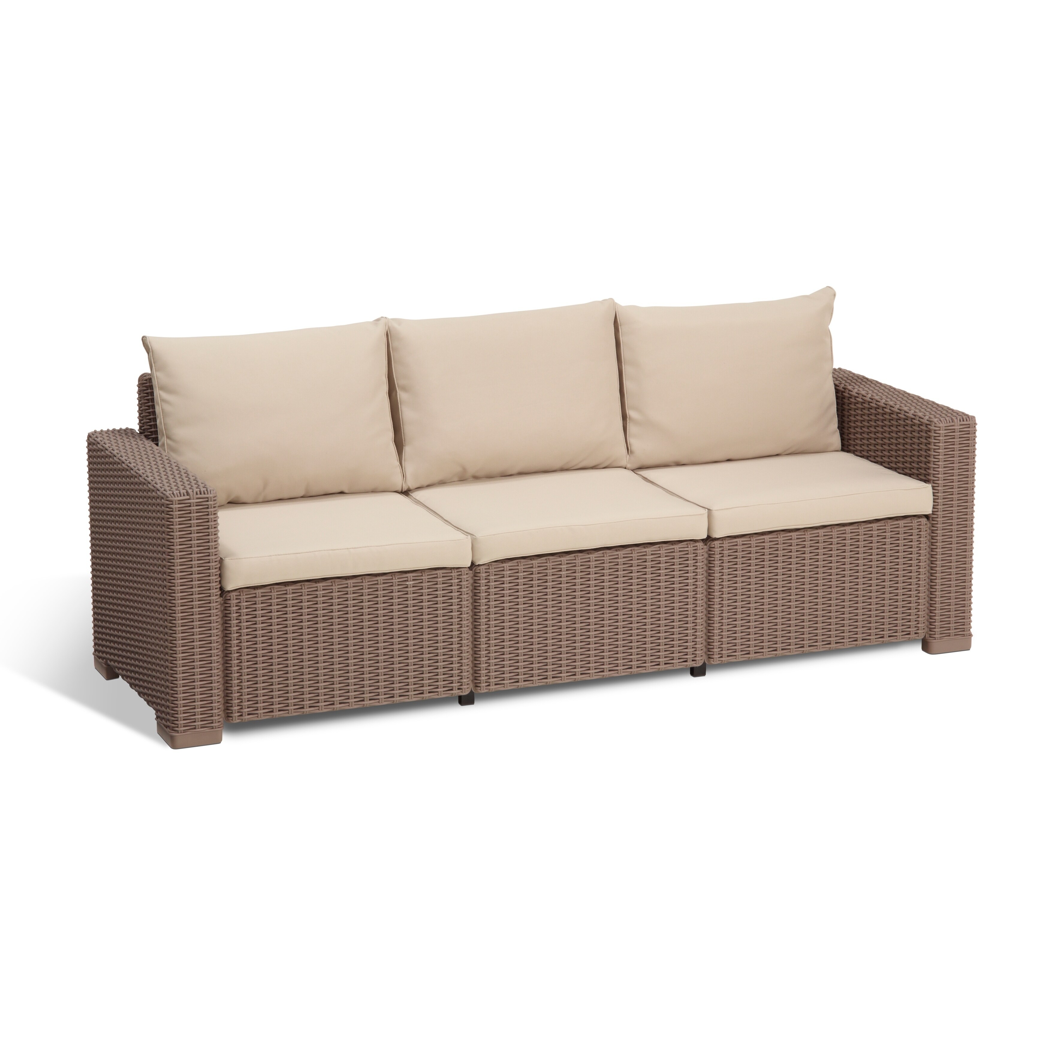 Clay Alder Home Amelia 3 Seat All Weather Outdoor Patio Sofa Clay Alder Home Amelia 3 Seat All Weather Outdoor Patio Sofa With Cushions Free Shipping Today 22624812