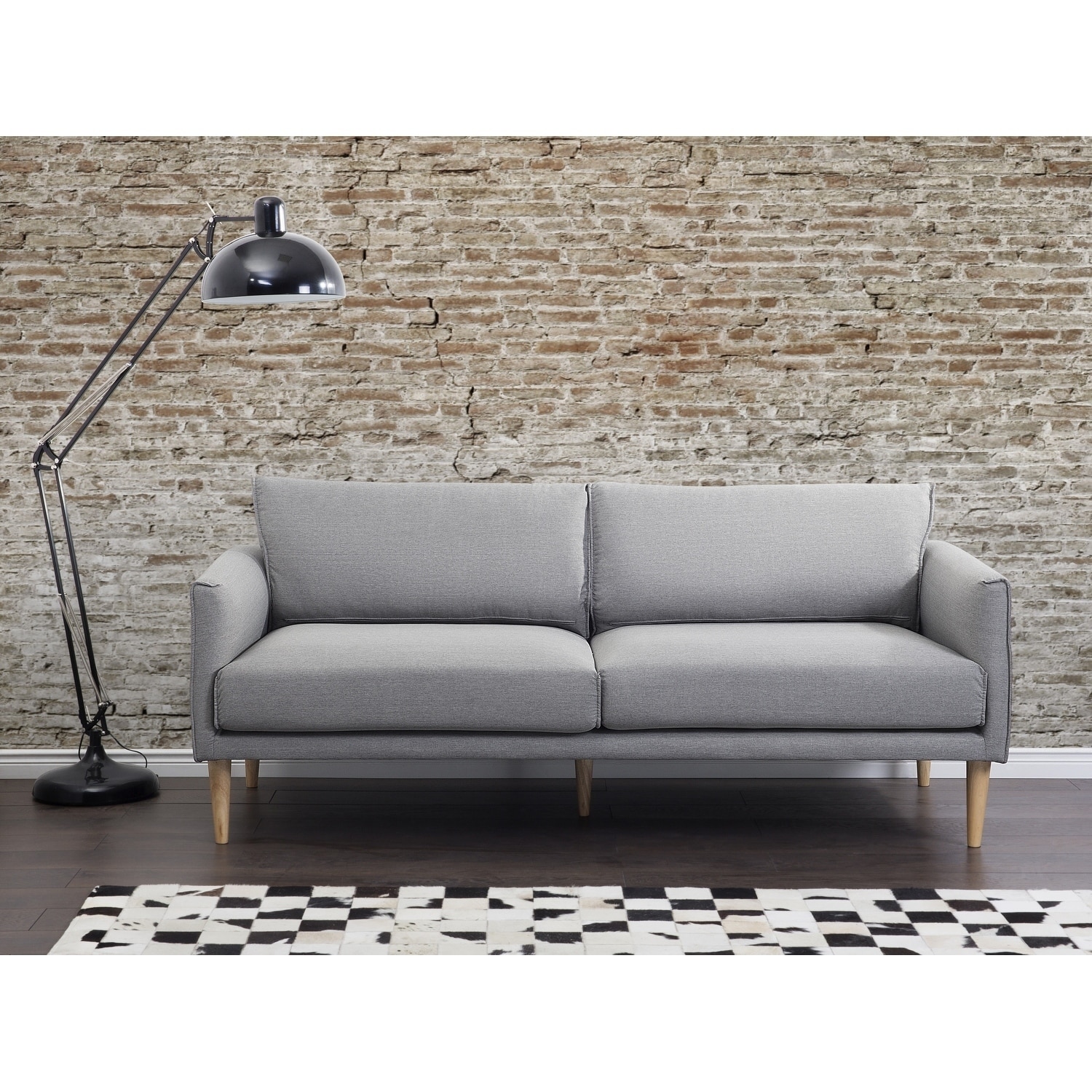 Modern Fabric Sofa Gray Uppsala Free Shipping Today Modern Fabric Sofa Gray Uppsala Free Shipping Today 18824248
