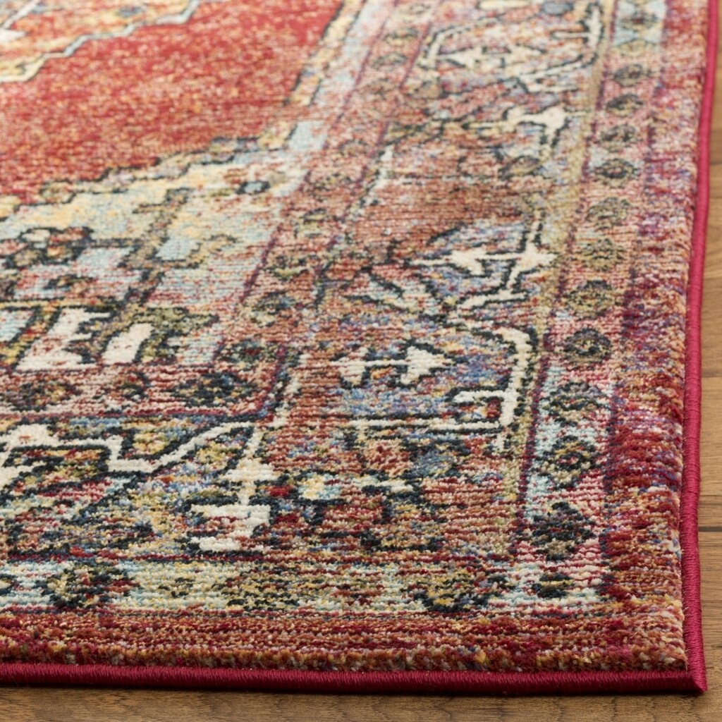 Shop Safavieh Savannah Vintage Bohemian Red Red Polyester Rug 7