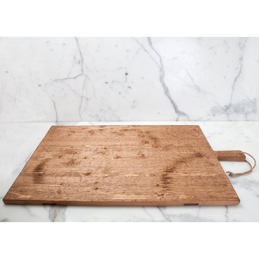 Shop Pine Large Rectangle Charcuterie Board 28 5 L Natural Overstock 18848267