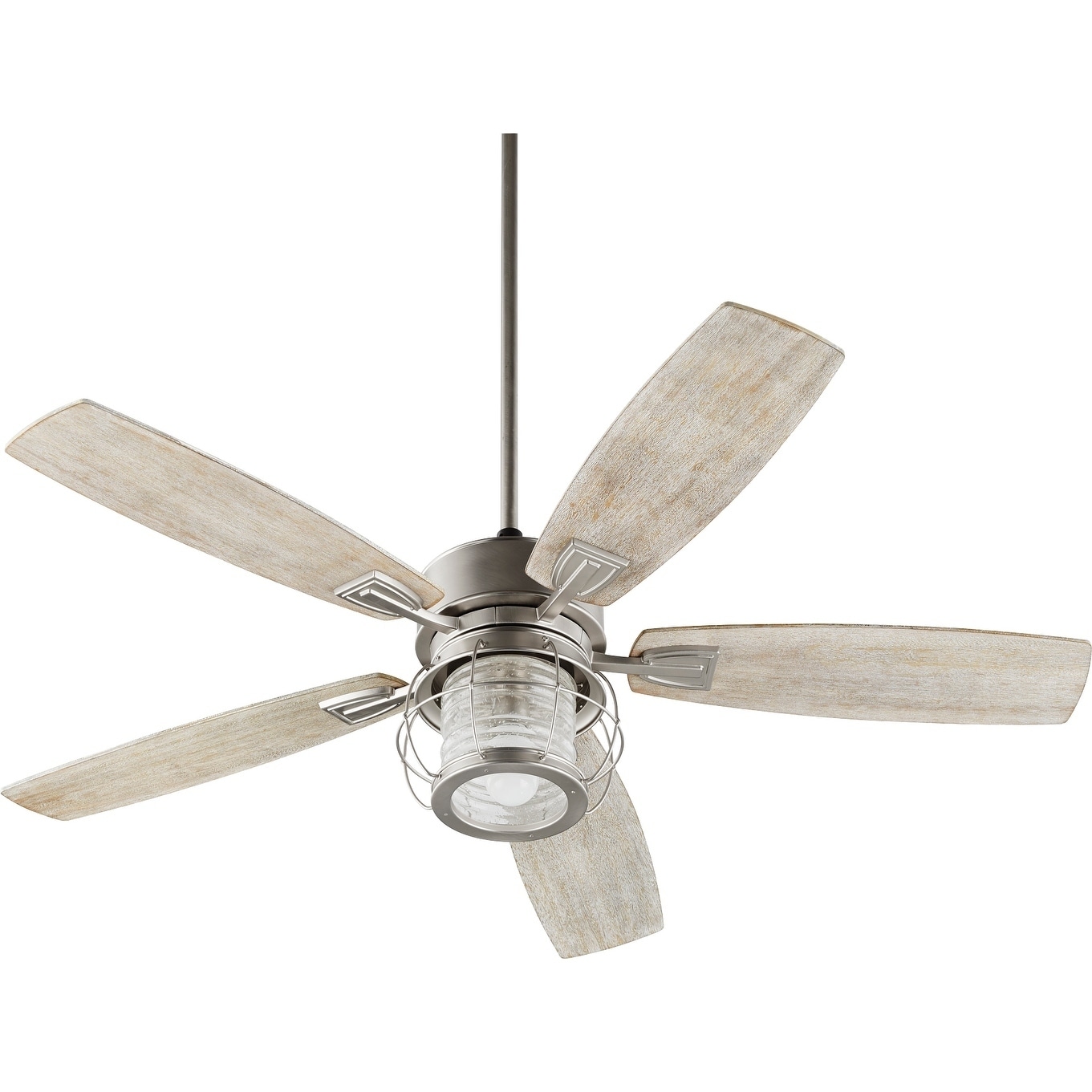 Galveston Weathered Oak Finish Wood 52 Inch Integrated Light Galveston Weathered Oak Finish Wood 52 Inch Integrated Light Kit Ceiling Fan