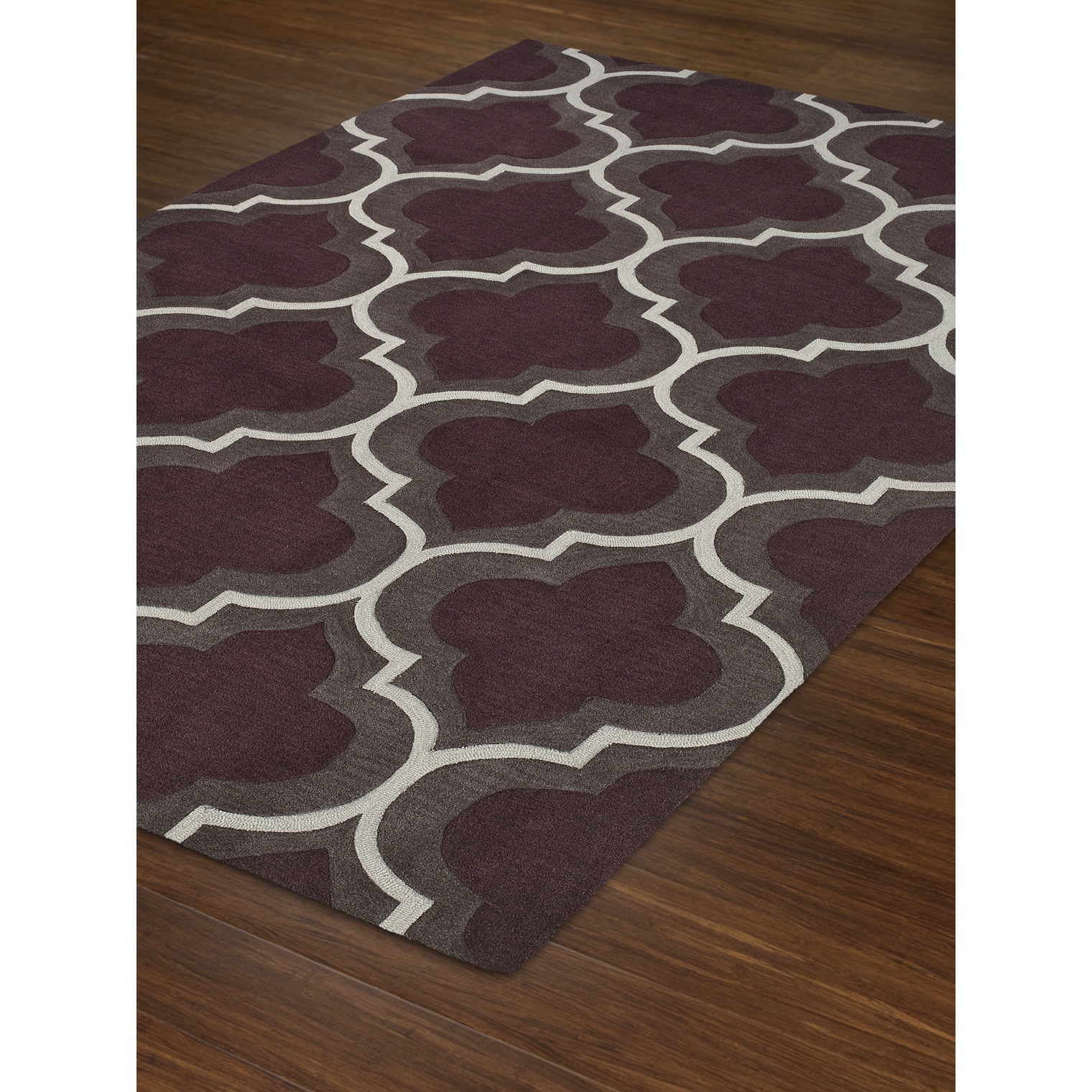 Addison Optics Moroccan Trellis Eggplant White Area Rug On Addison Optics Moroccan Trellis Eggplant White Area Rug On Free Shipping Today 19382423
