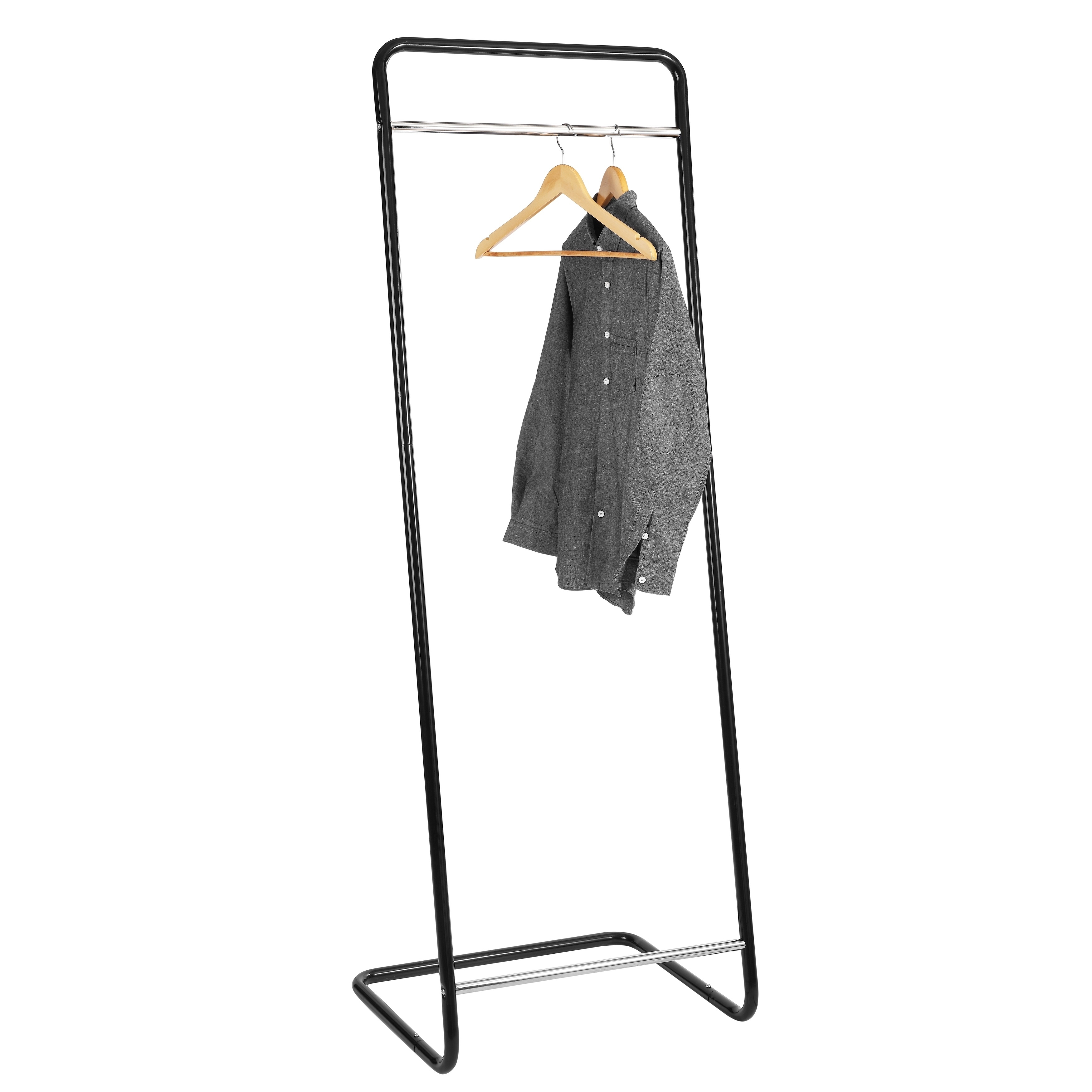 Shop Happimess Lucas Cantilever 598 Garment Rack Black Chrome