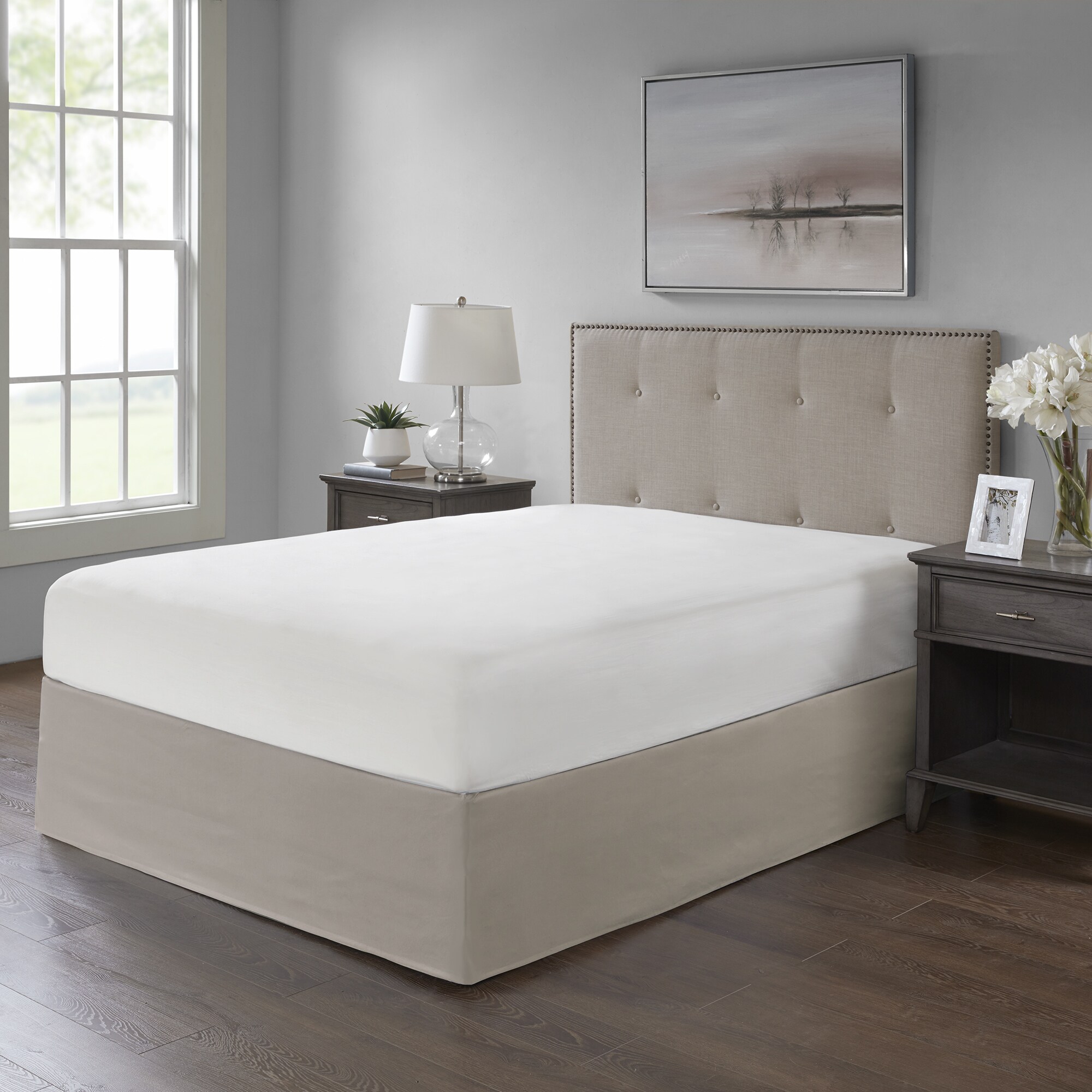 Madison Park Simple Fit Wrap Around Adjule 26 Inch Drop Madison Park Simple Fit Wrap Around Adjule 26 Inch Drop Bedskirt 5 Color Option Free Shipping On Orders Over 45 19446809