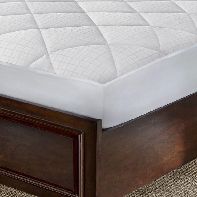 Crowning Touch By Welspun 500tc 100 Cotton Mattress Pad Crowning Touch By Welspun 500tc 100 Cotton Mattress Pad White Free Shipping On Orders Over 45 19471408
