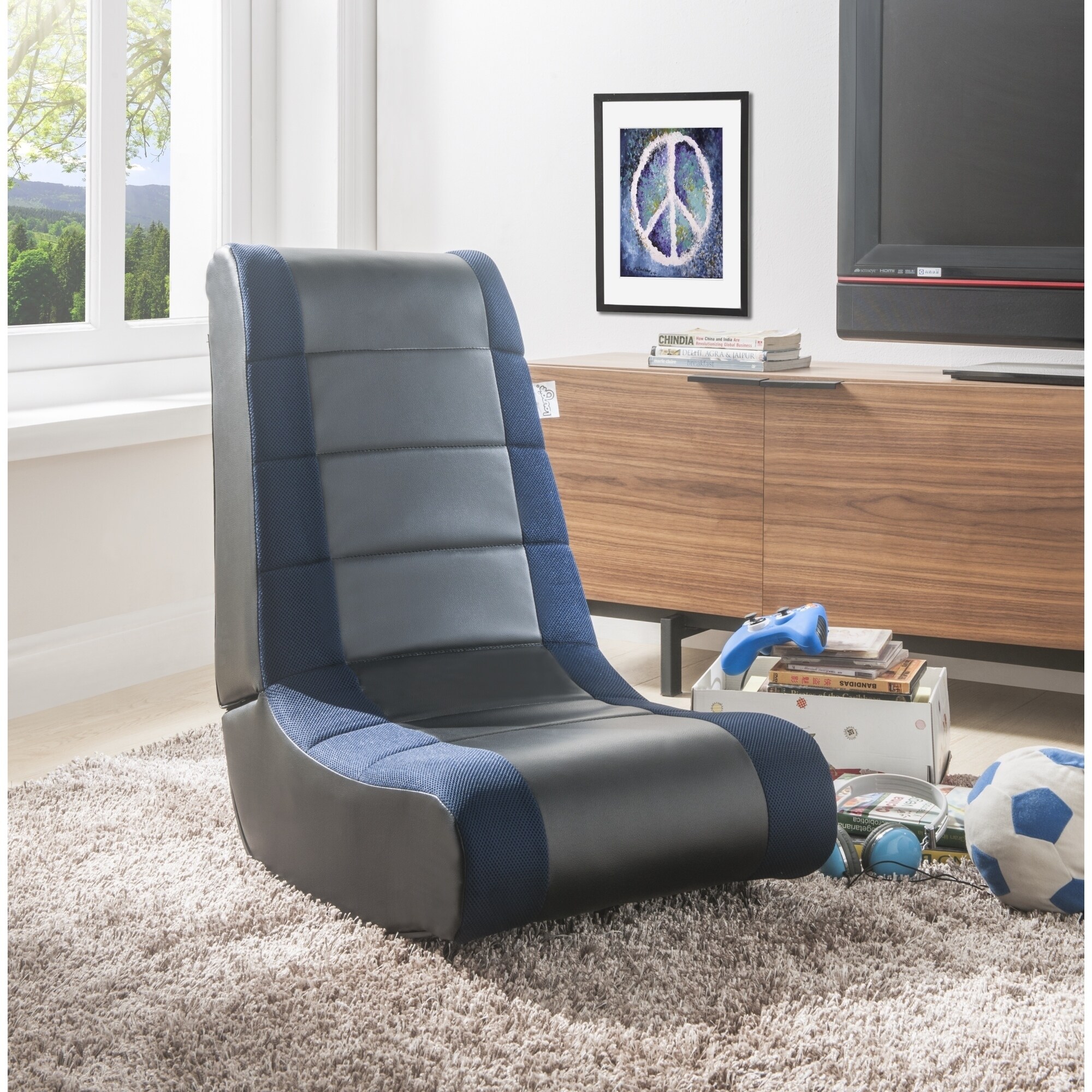 Loungie Rockme Video Gaming Rocker Chair For Kids Teens Adults