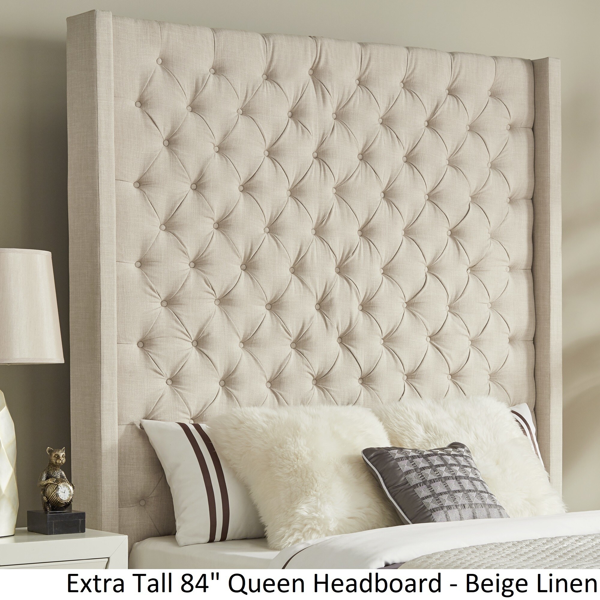 Naples Wingback On Tufted Tall Headboards By Inspire Q Naples Wingback On Tufted Tall Headboards By Inspire Q Free Shipping Today 25504309