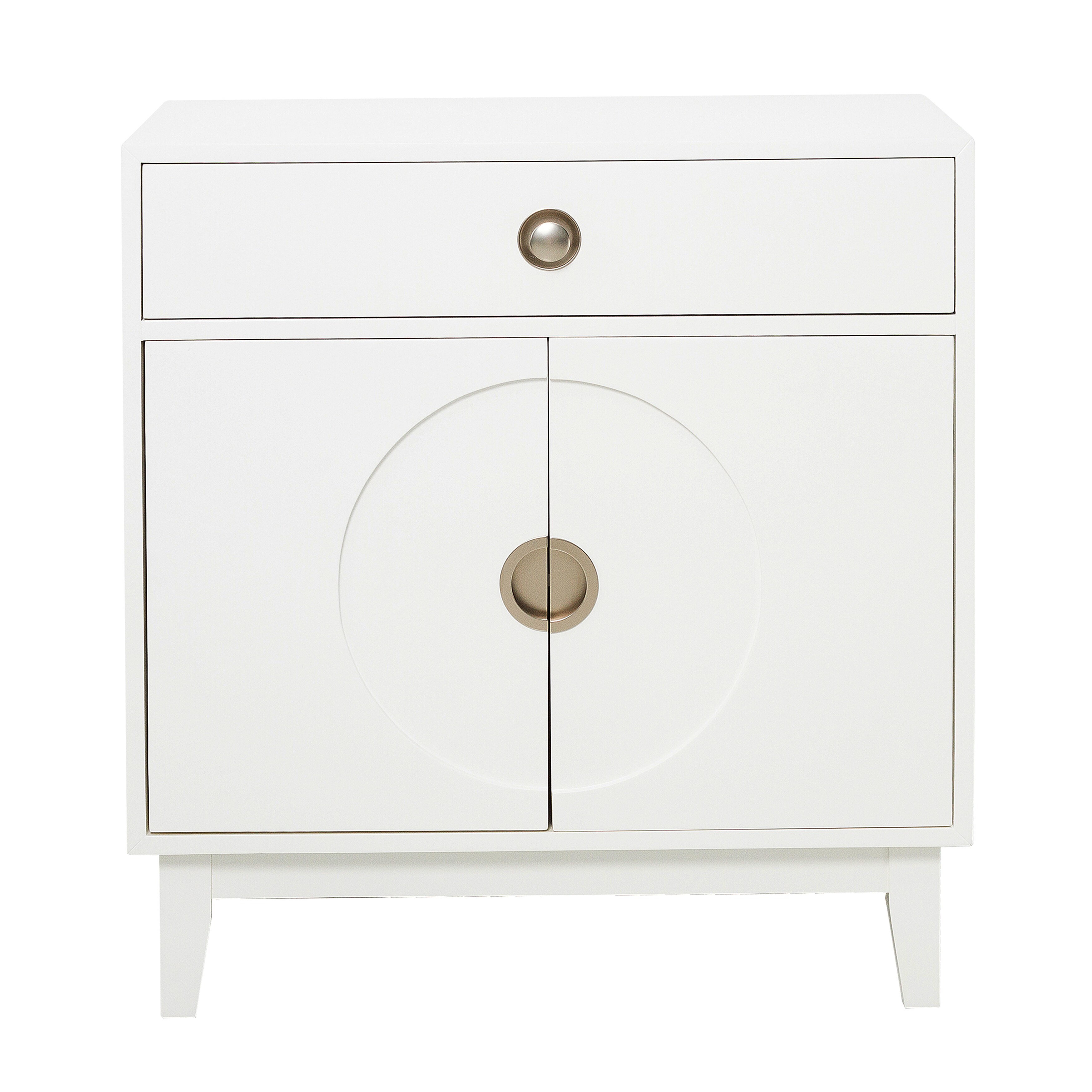 Mid Century Modern White Semi Gloss Finish Accent Chest On Mid Century Modern White Semi Gloss Finish Accent Chest On Free Shipping Today 19531766